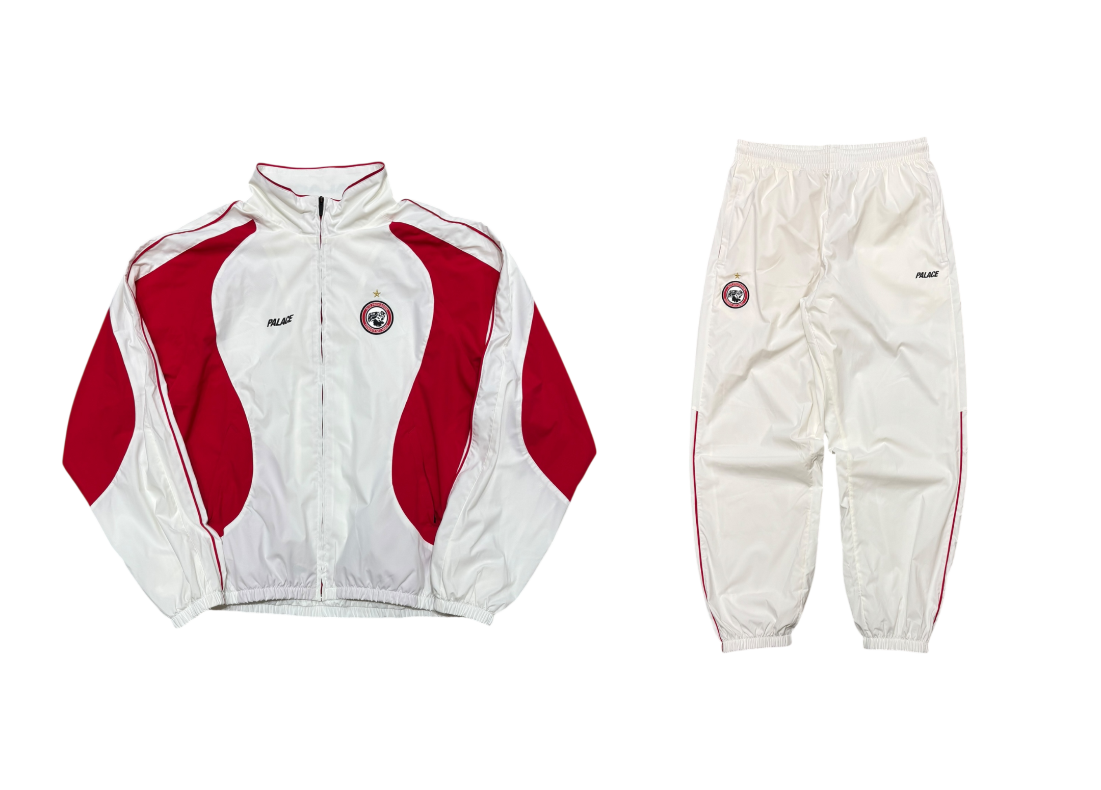 Palace Jumpsuit Pro Team Palco White Red COND NEW