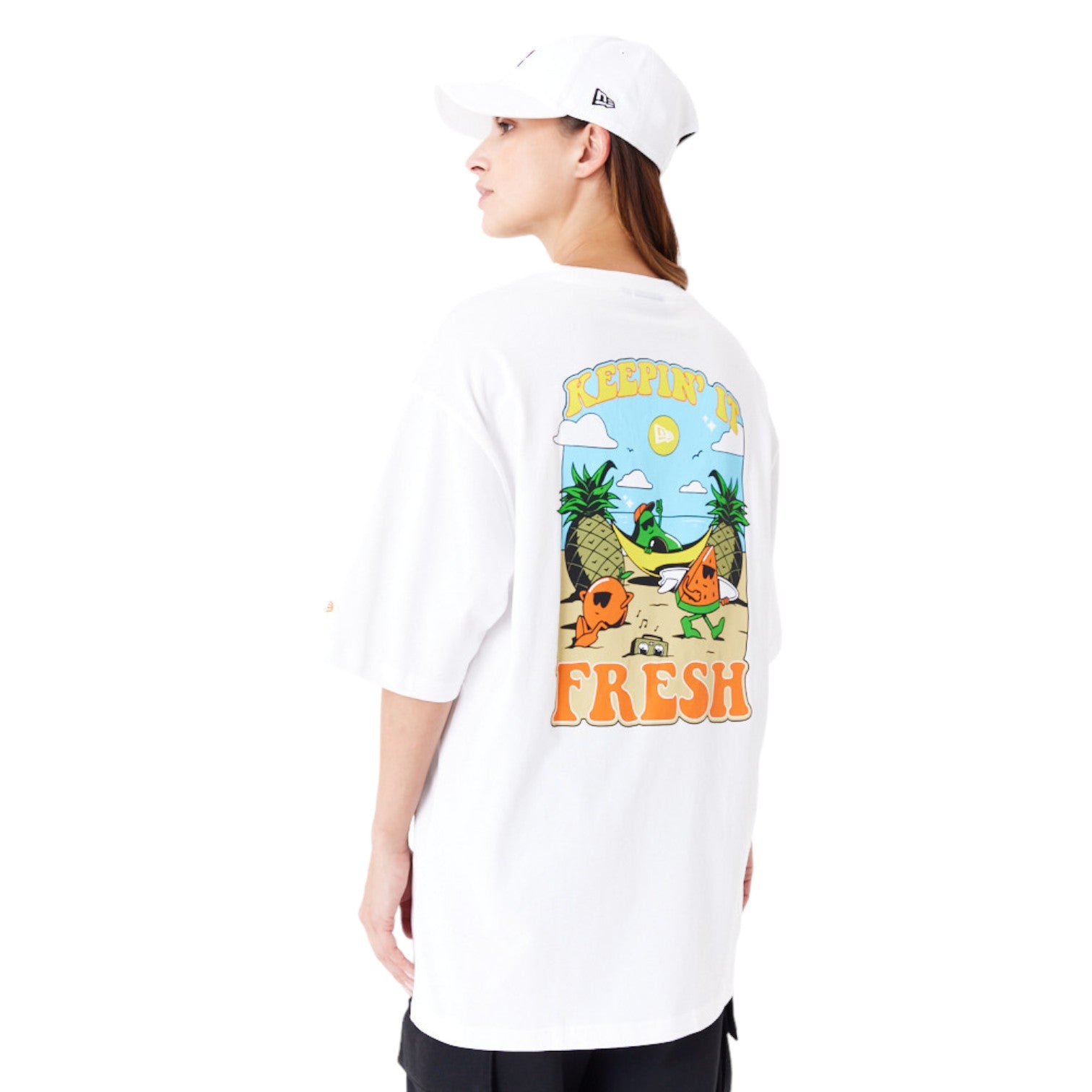 T-Shirt Oversize New Era Fruit Graphic