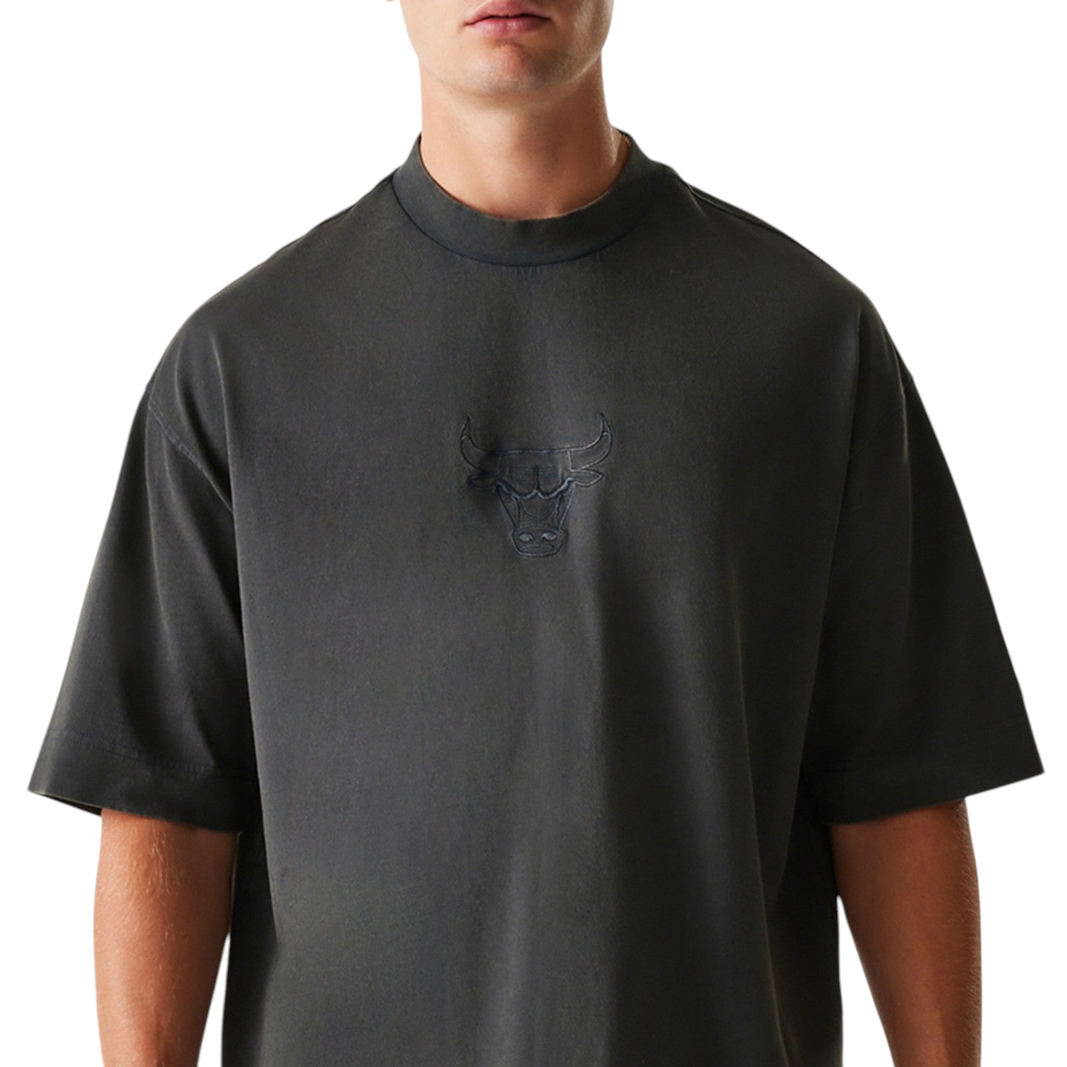 T-shirt Oversize Chicago Bulls Dark Grey