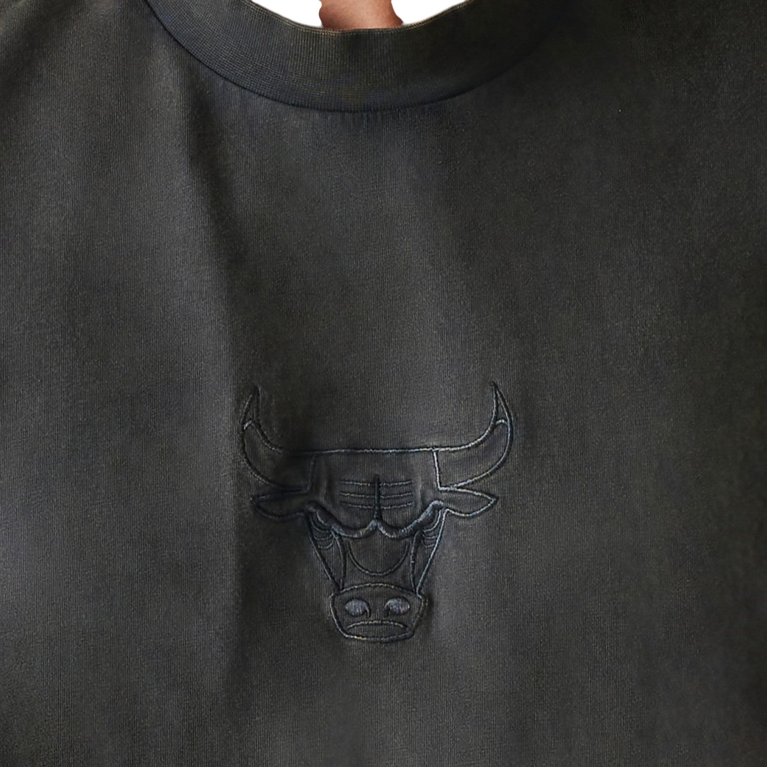 T-shirt Oversize Chicago Bulls Dark Grey