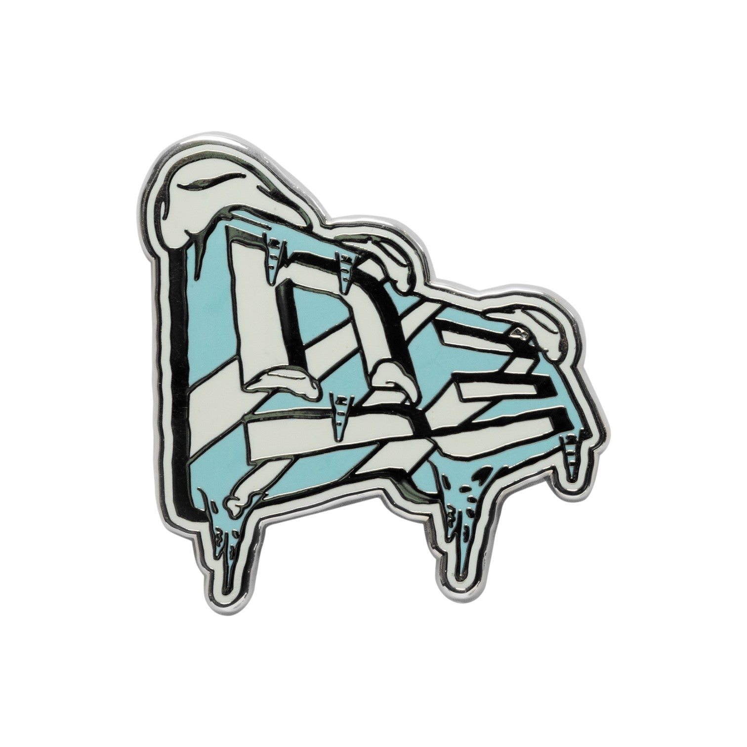 Pin Badge Iced Flag Blu