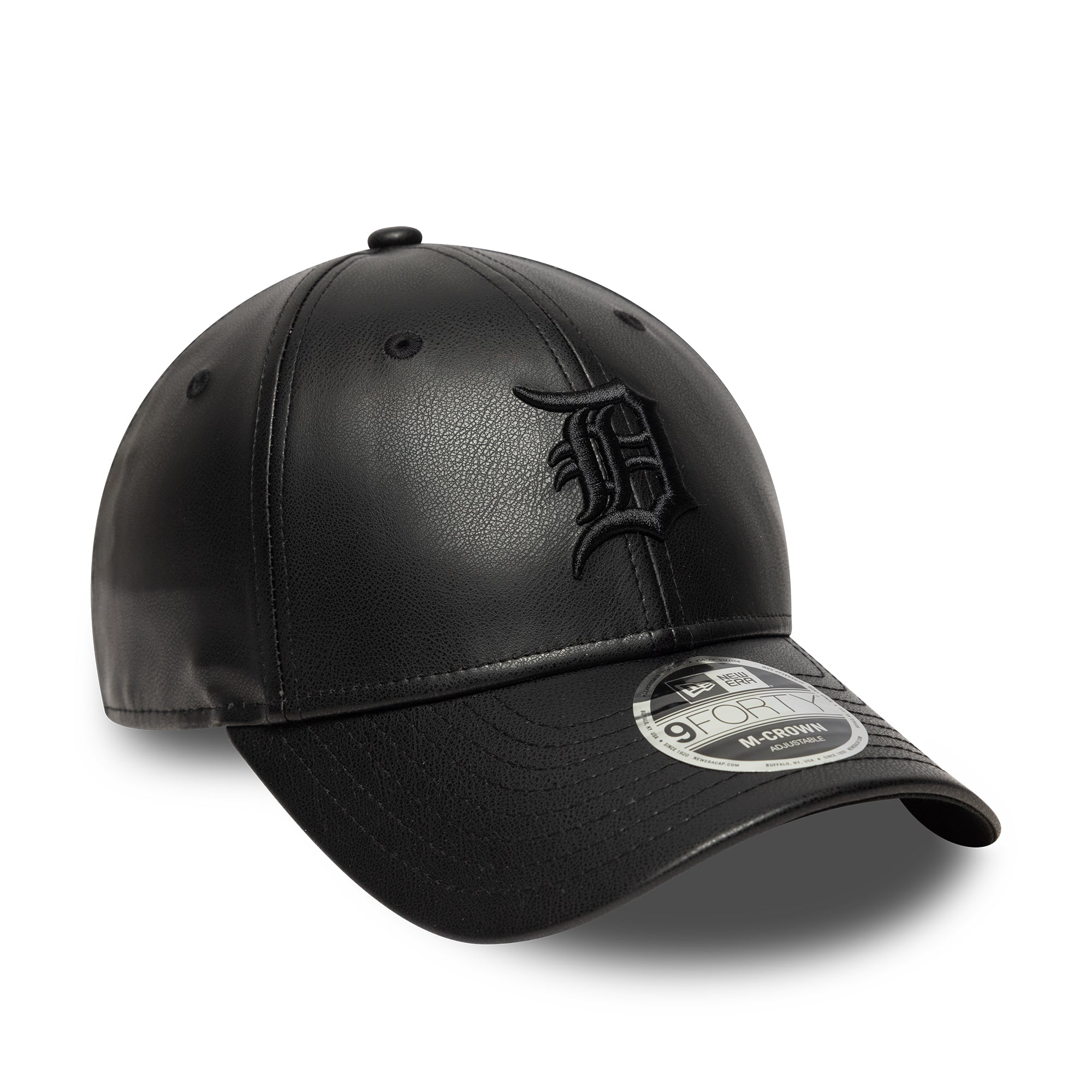 9FORTY Detroit Tigers Leather Black