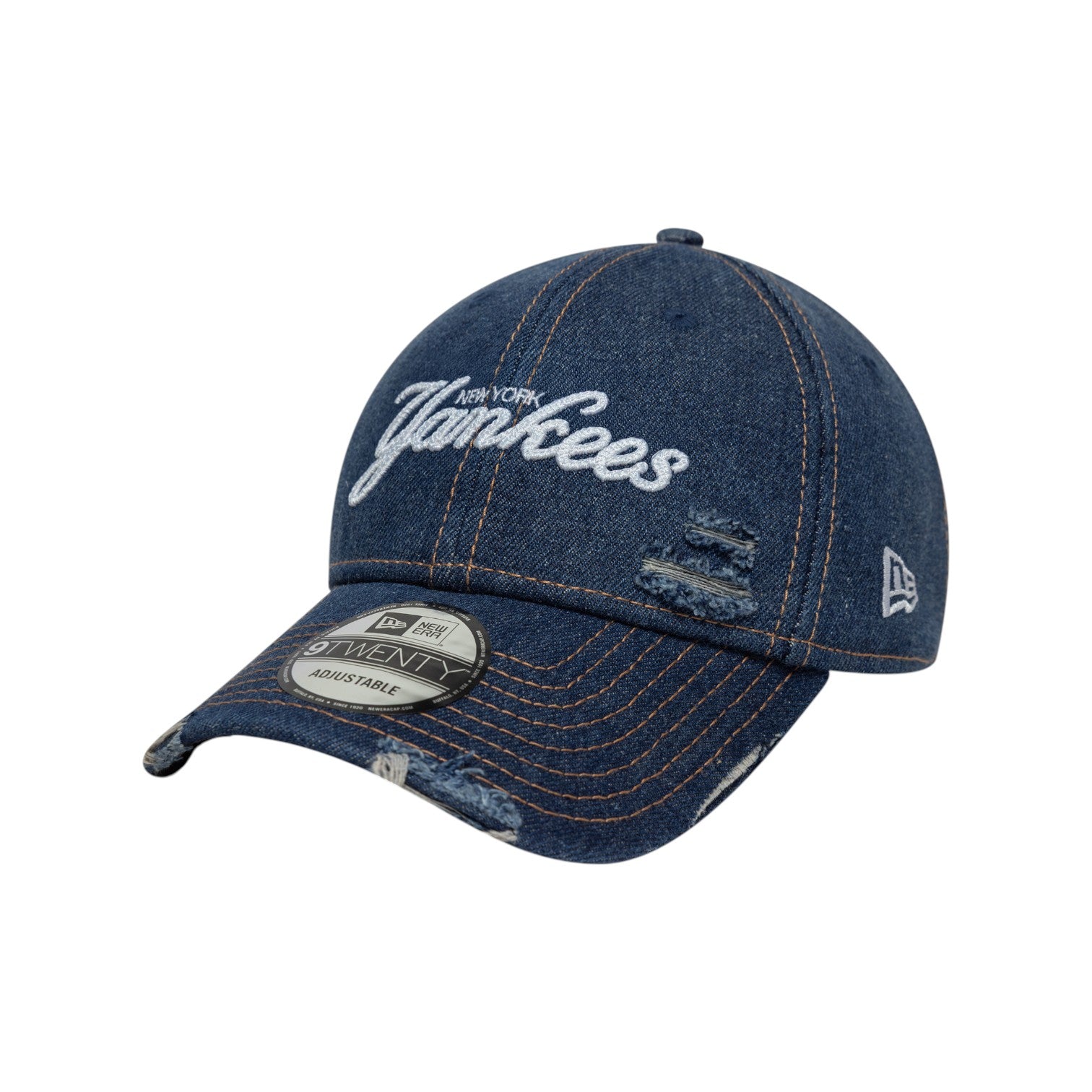 9TWENTY New York Yankees Denim Distress