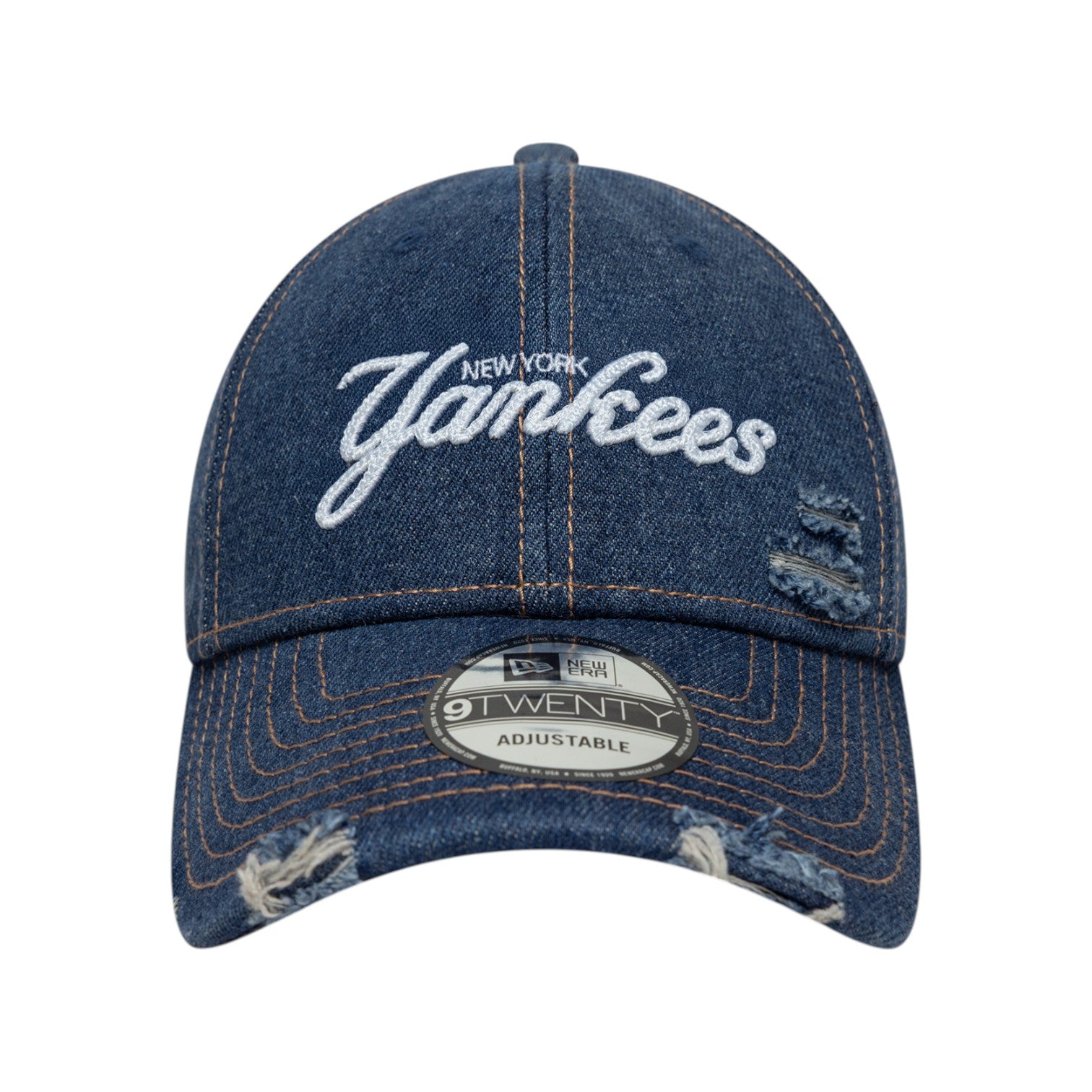 9TWENTY New York Yankees Denim Distress