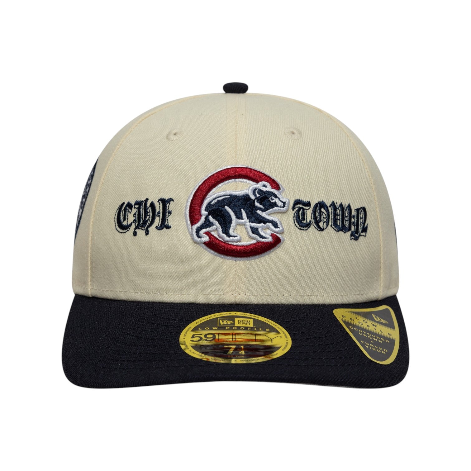 59FIFITY Fitted Low Profile Chicago Cubs MLB Cooperstown Cream
