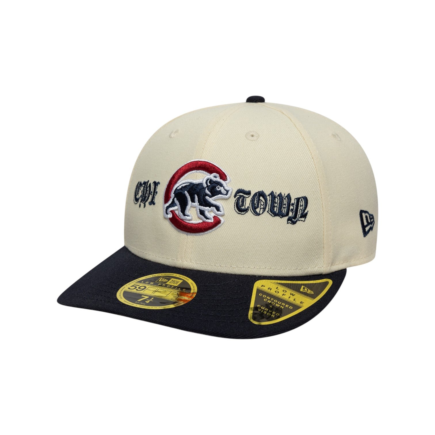 59FIFITY Fitted Low Profile Chicago Cubs MLB Cooperstown Cream