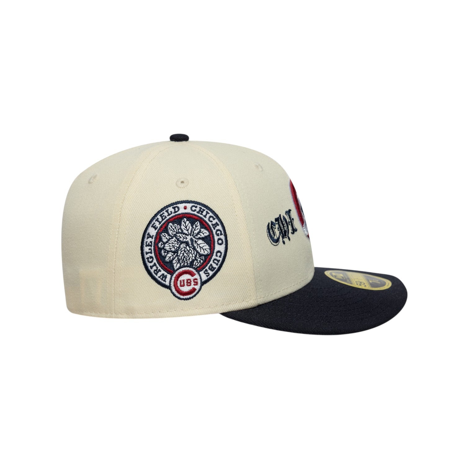 59FIFITY Fitted Low Profile Chicago Cubs MLB Cooperstown Cream