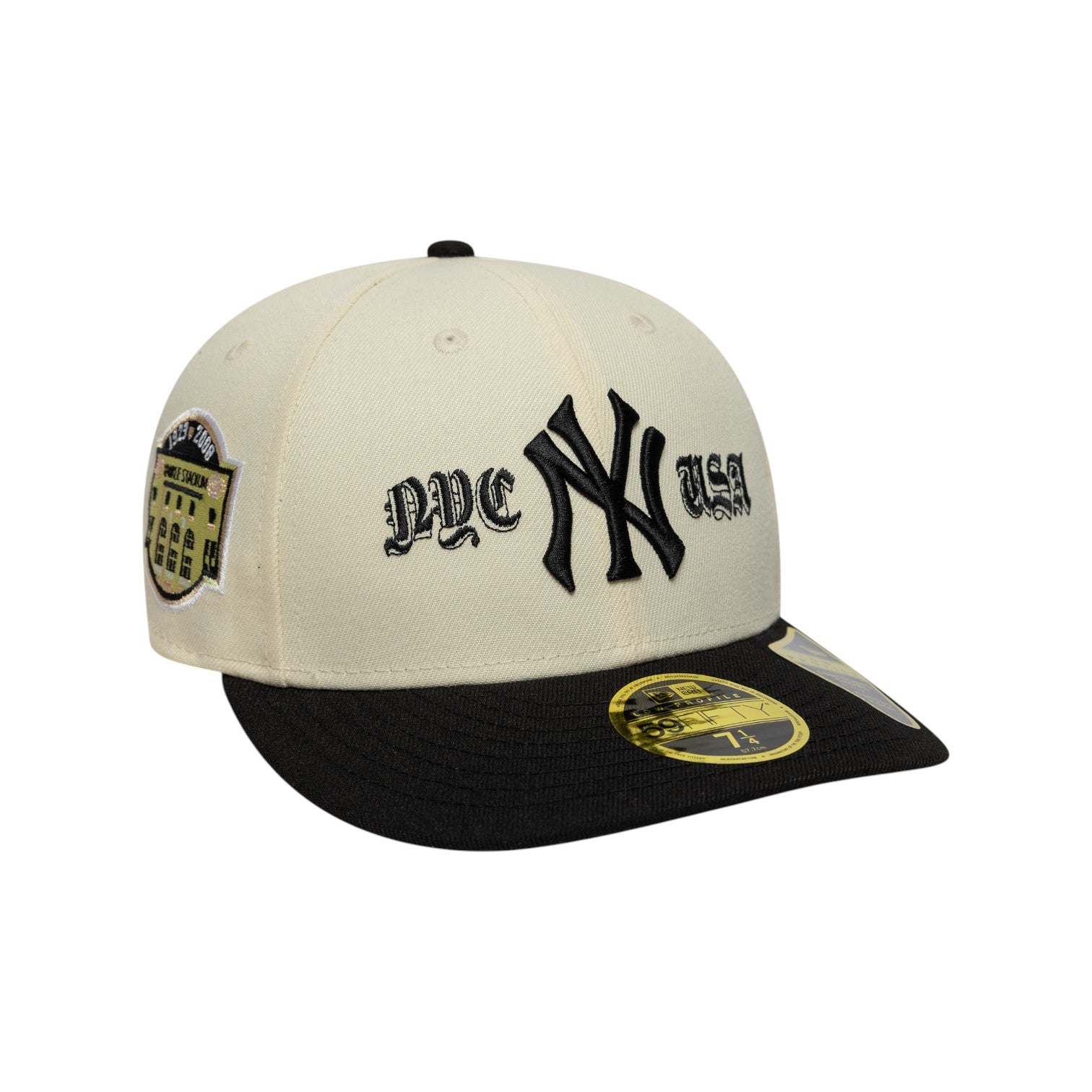 59FIFITY Fitted Low Profile New York Yankees MLB Cooperstown Cream