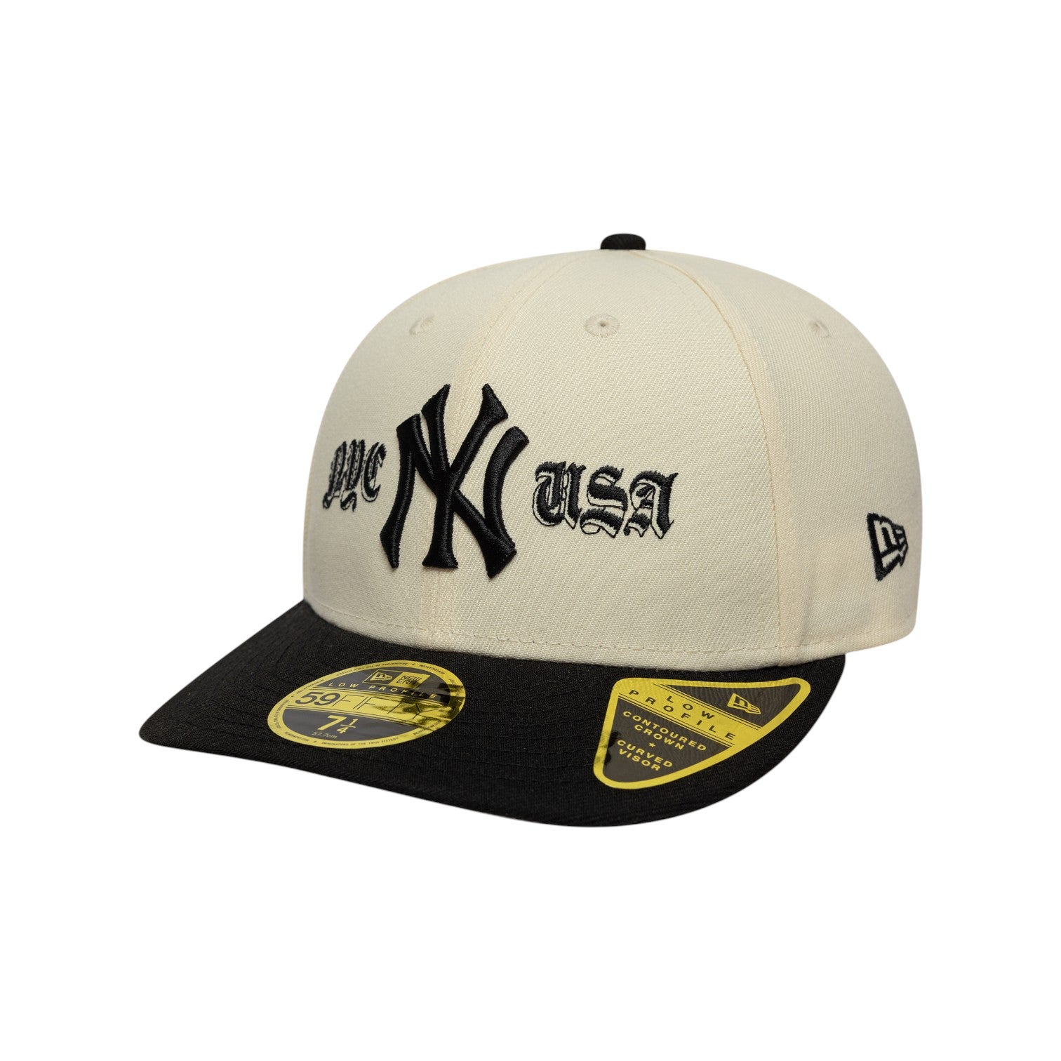 59FIFITY Fitted Low Profile New York Yankees MLB Cooperstown Cream