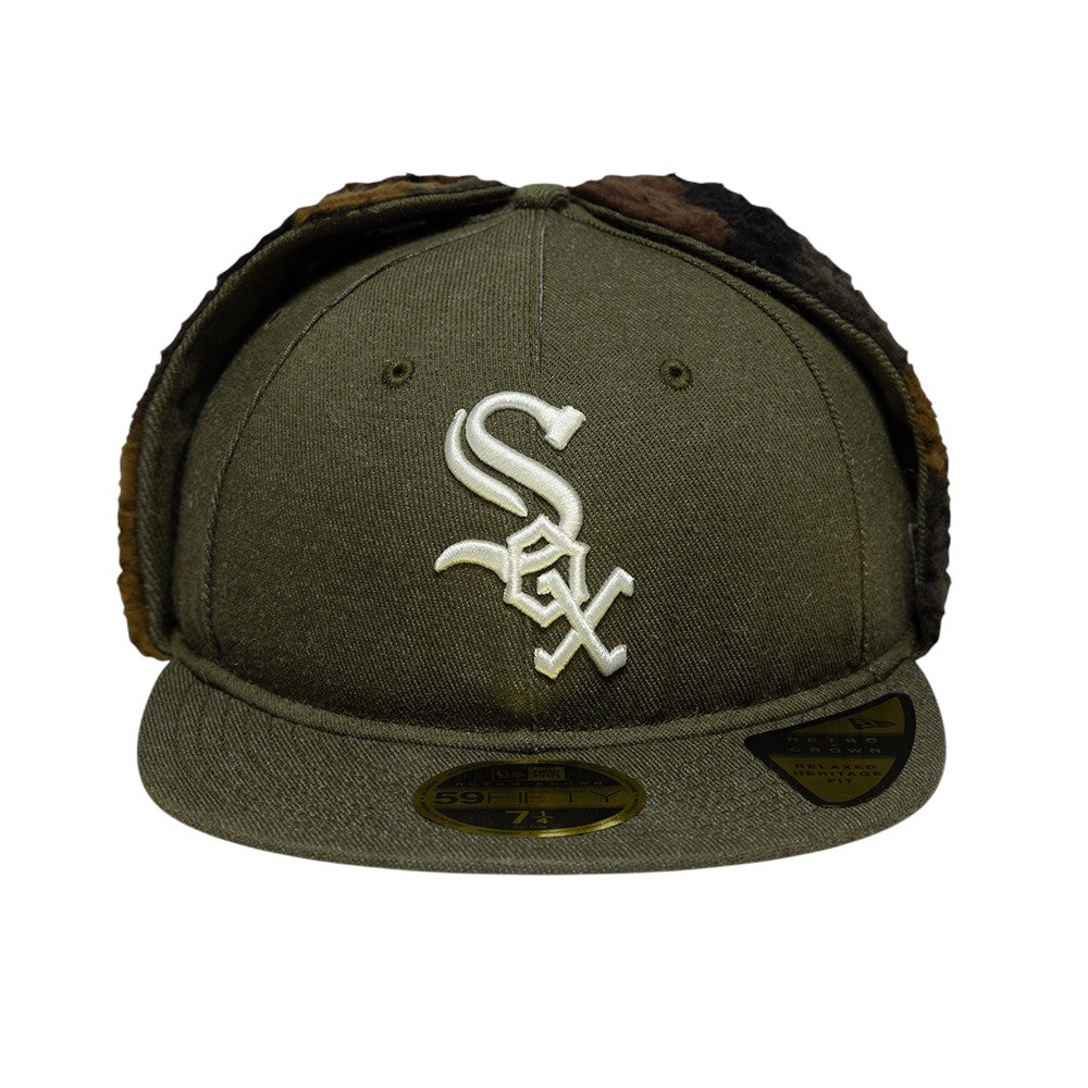 59FIFTY Dogear Chicago White Sox MLB Camo Green