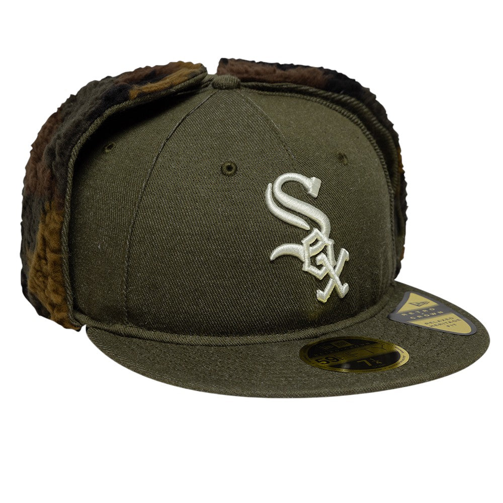 59FIFTY Dogear Chicago White Sox MLB Camo Green