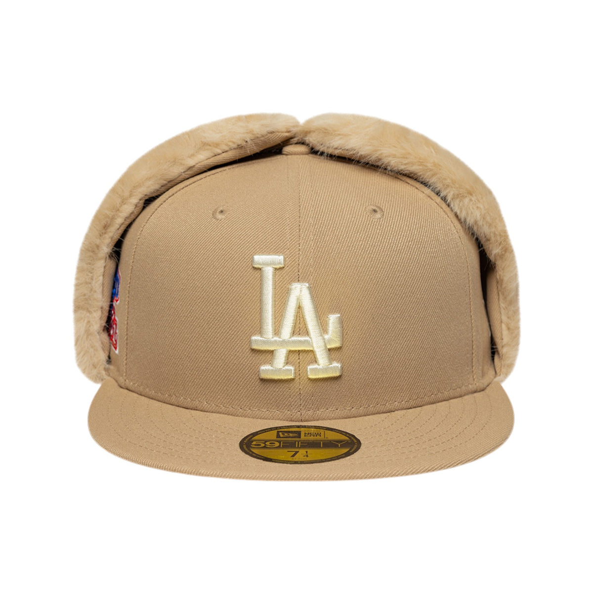 59FIFTY Dogear LA Dodgers MLB World Series Beige