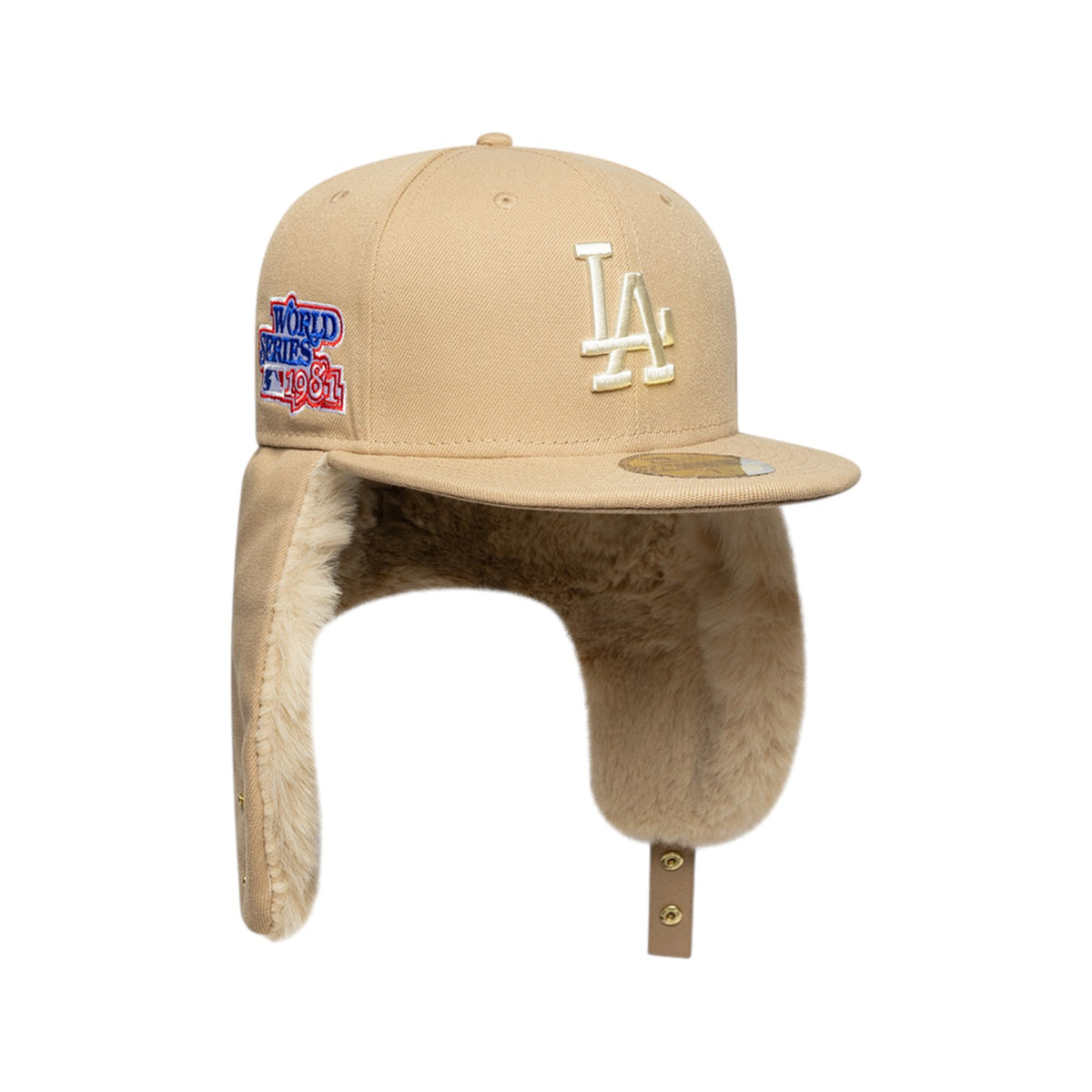 59FIFTY Dogear LA Dodgers MLB World Series Beige