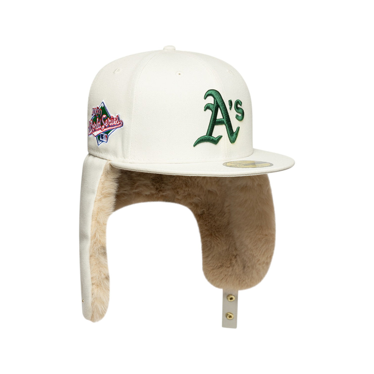 59FIFTY Dogear Athletics MLB World Series Cream