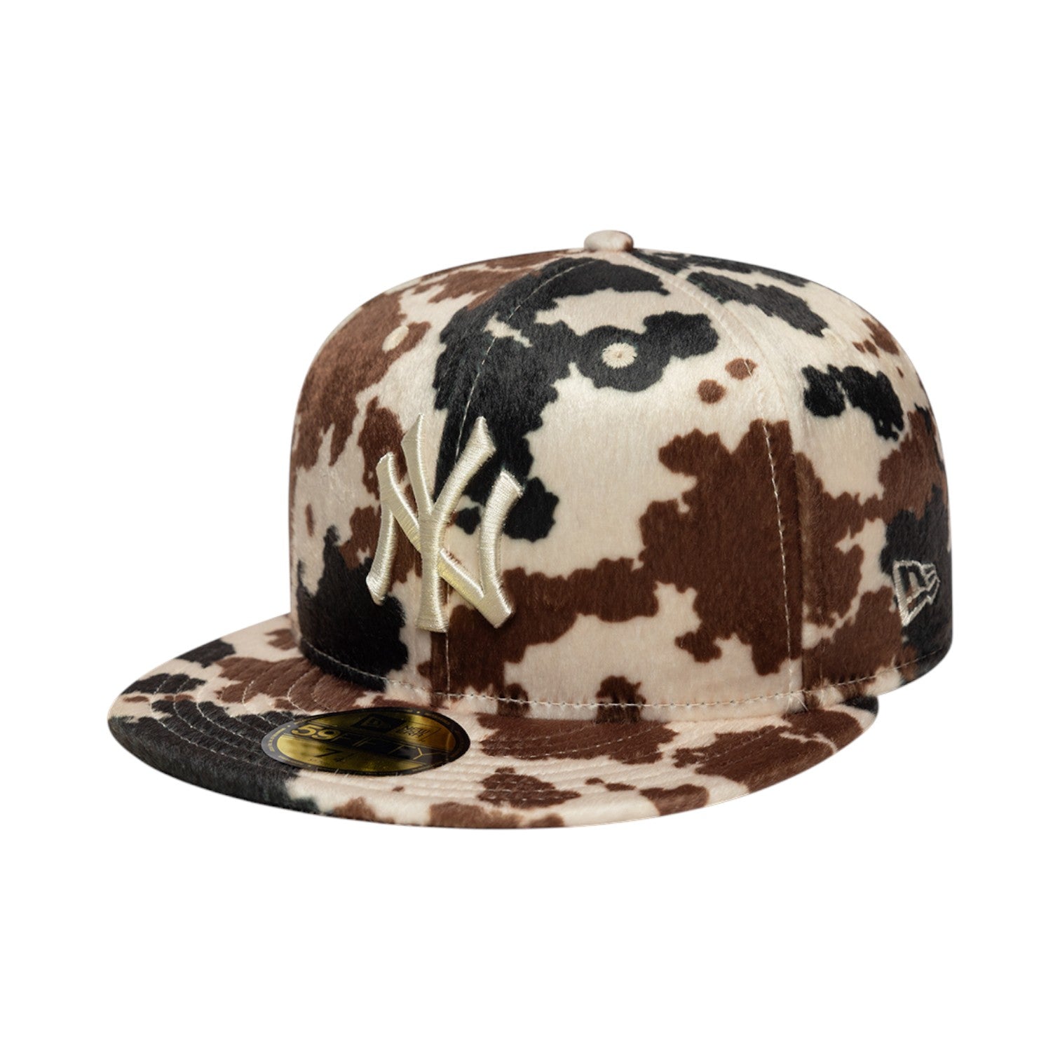 59FIFITY New York Yankees Animal Print Cow Beige