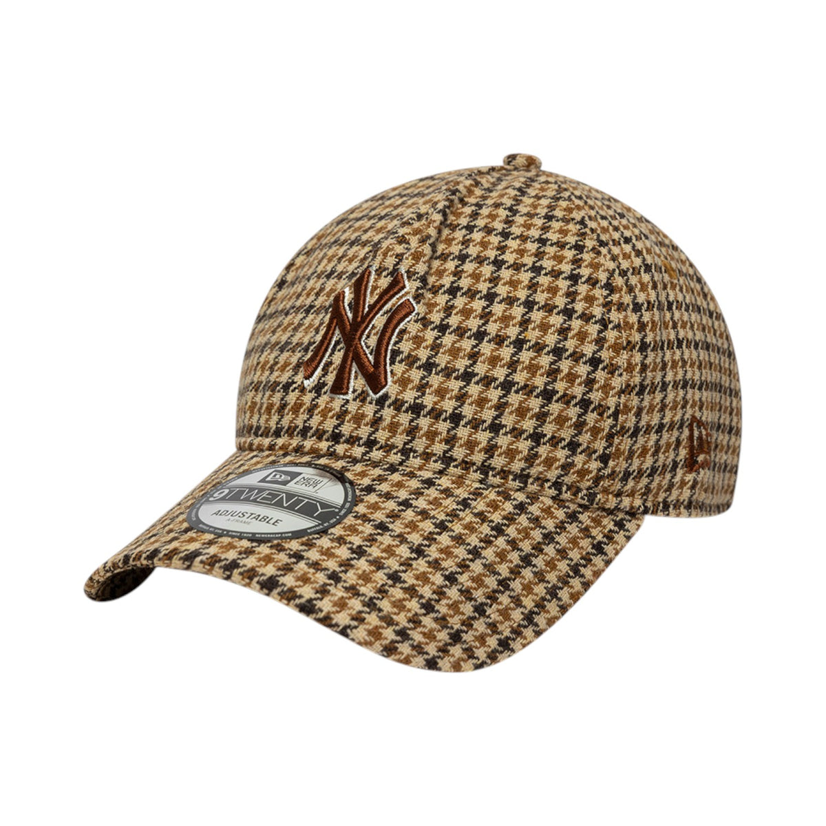 9TWENTY A-Frame New York Yankees MLB Check Beige