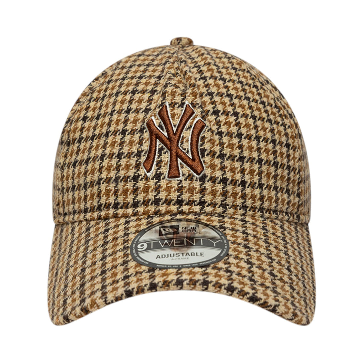 9TWENTY A-Frame New York Yankees MLB Check Beige