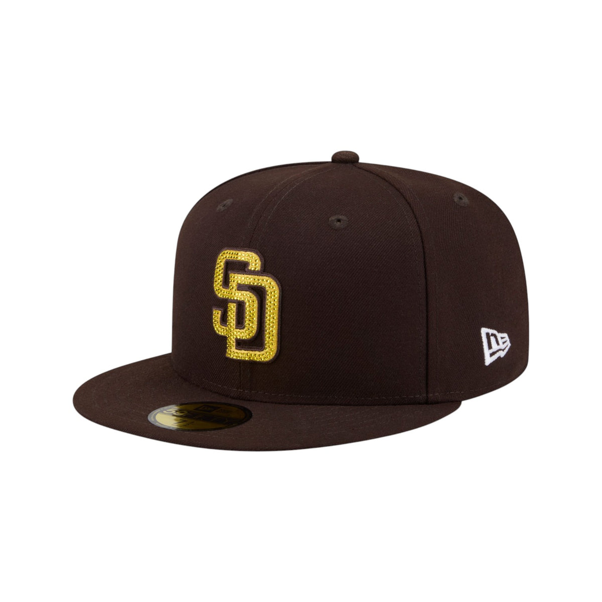 59FIFTY San Diego MLB Rhinestone Badge Brown