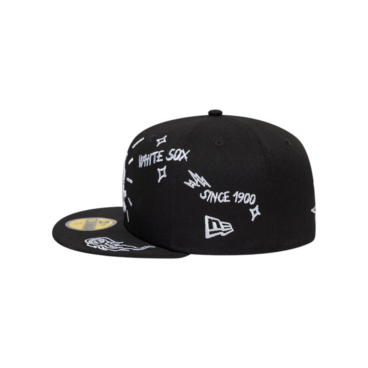 59FIFTY Chicago White Sox MLB Scribble Black