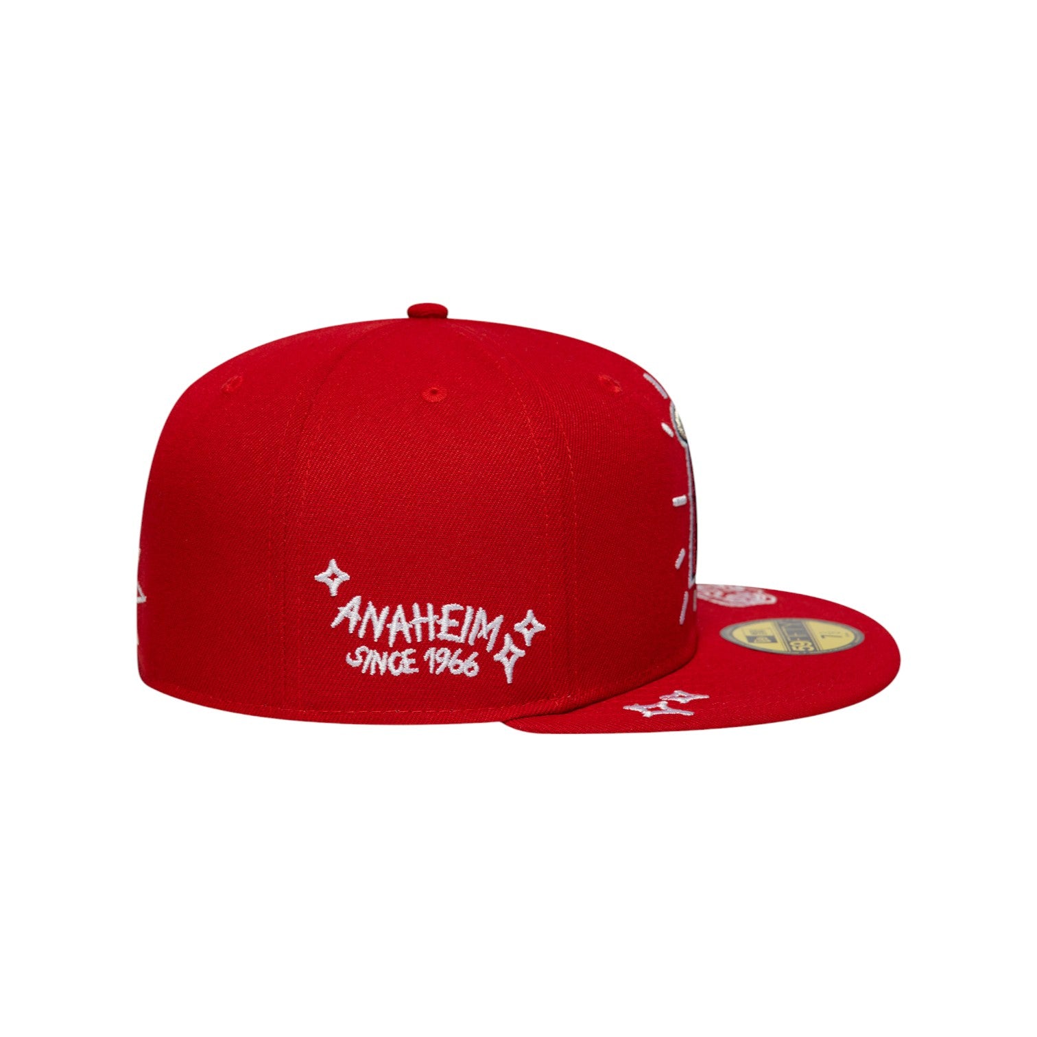 59FIFTY LA Angels Scribble MLB Red
