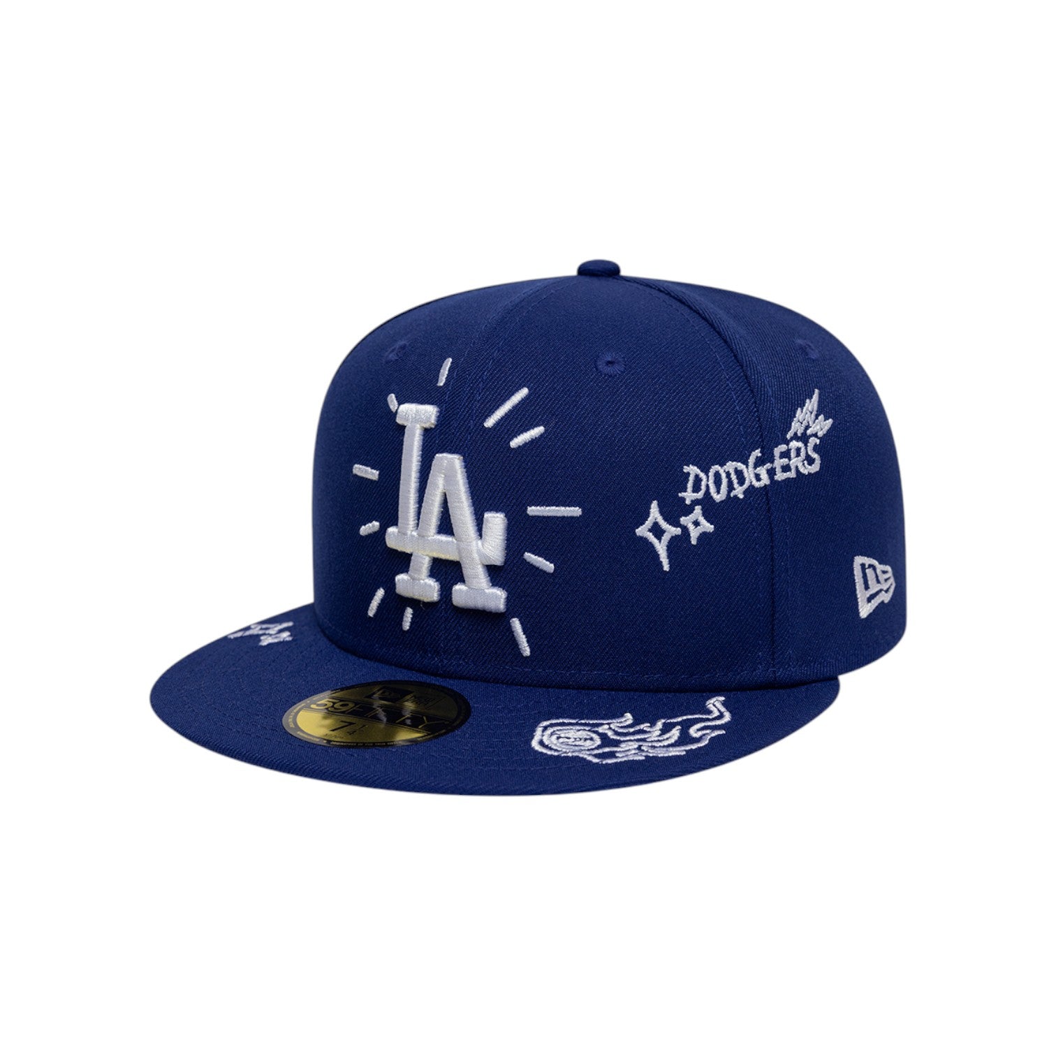 59FIFTY LA Dodgers MLB Scribble Blue