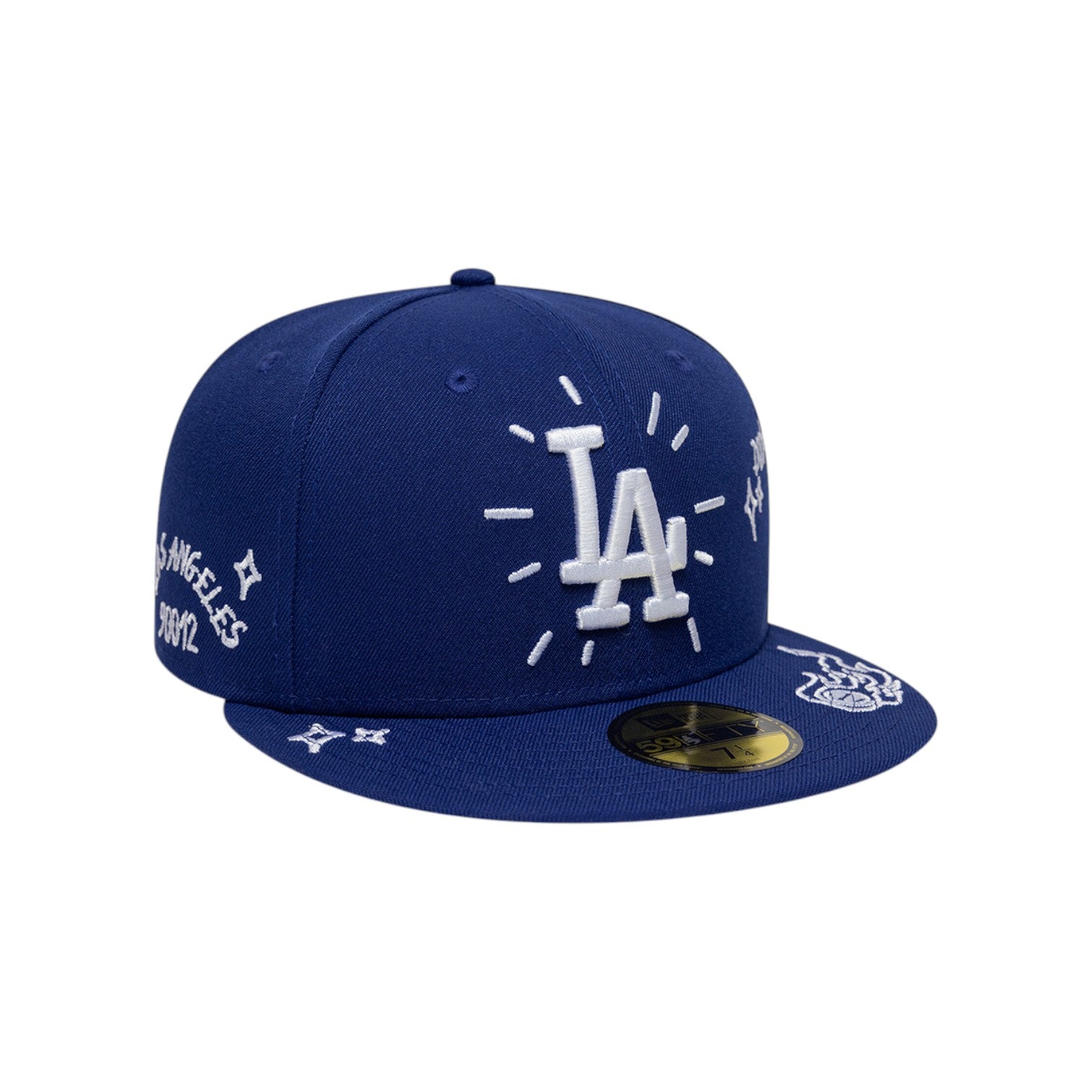 59FIFTY LA Dodgers MLB Scribble Blue