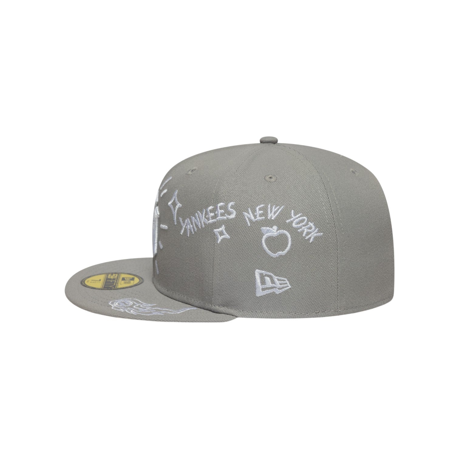 59FIFTY New York Yankees MLB Scribble Grey