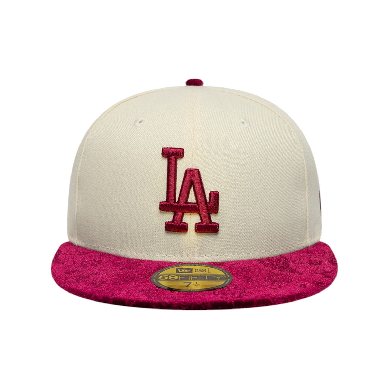 59FIFTY LA Dodgers Velvet Paisley Red