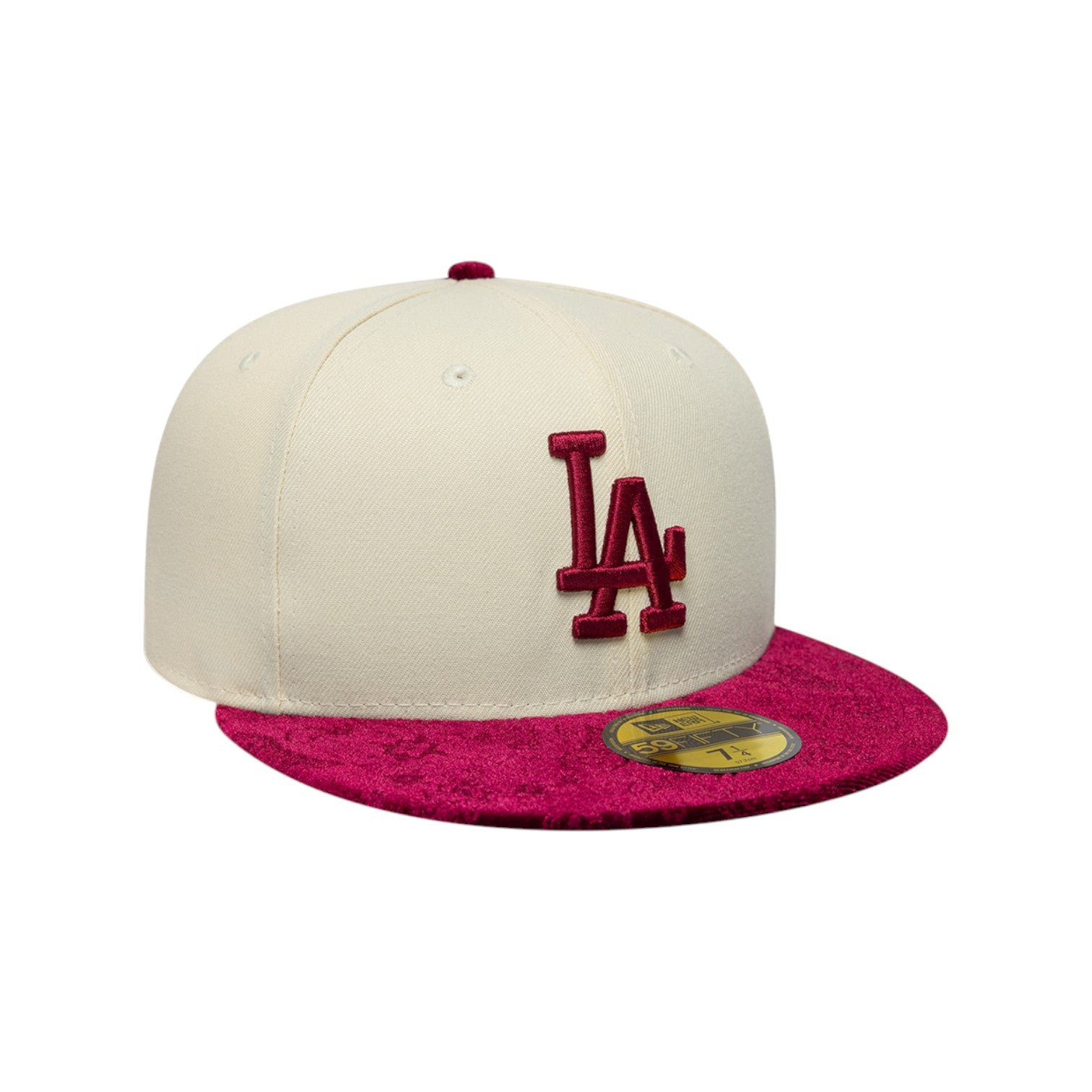 59FIFTY LA Dodgers Velvet Paisley Red