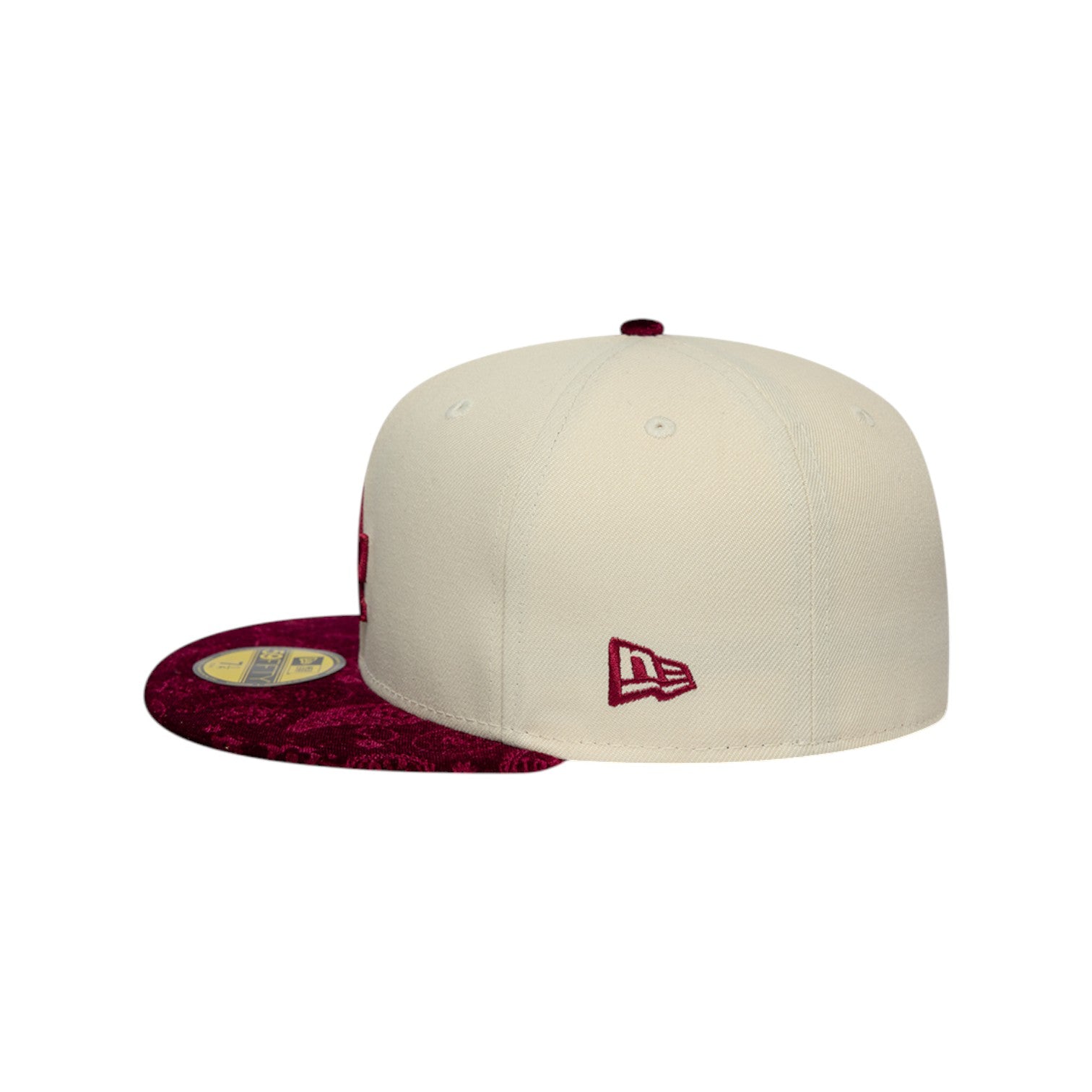 59FIFTY LA Dodgers Velvet Paisley Red