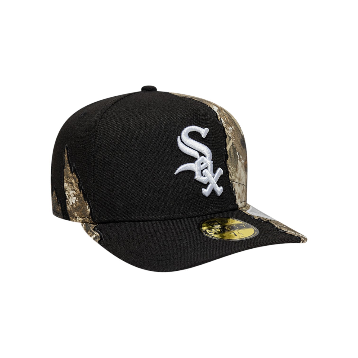 59FIFTY A-Frame Chicago White Sox Realtree Split Black