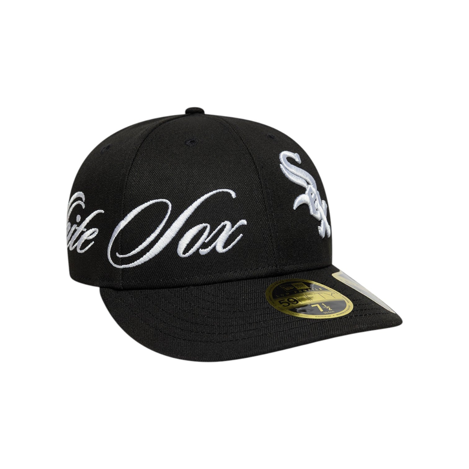 59FIFTY Low Profile Chicago White Sox MLB Side Script Black
