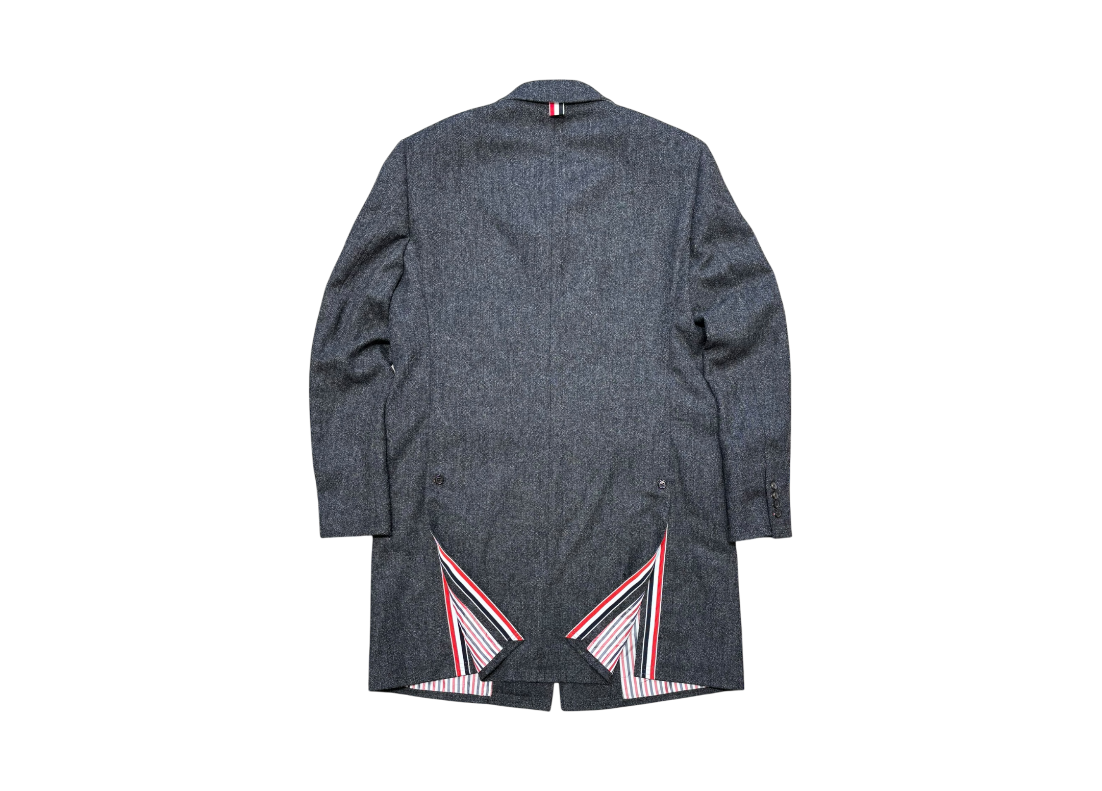 Thom Browne Coat High Armhole Chesterfield Dark Grey COND NEW