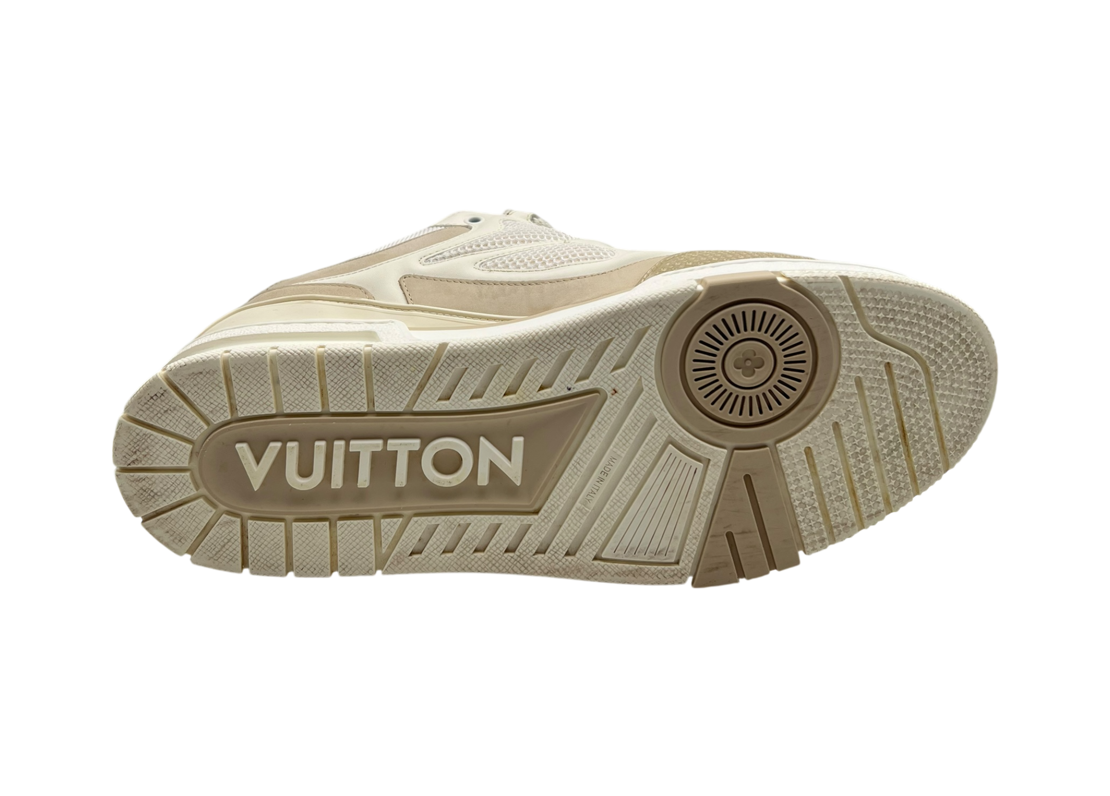 Louis Vuitton Skate Beige White COND 9.5/10 (NO DUSTBAG)