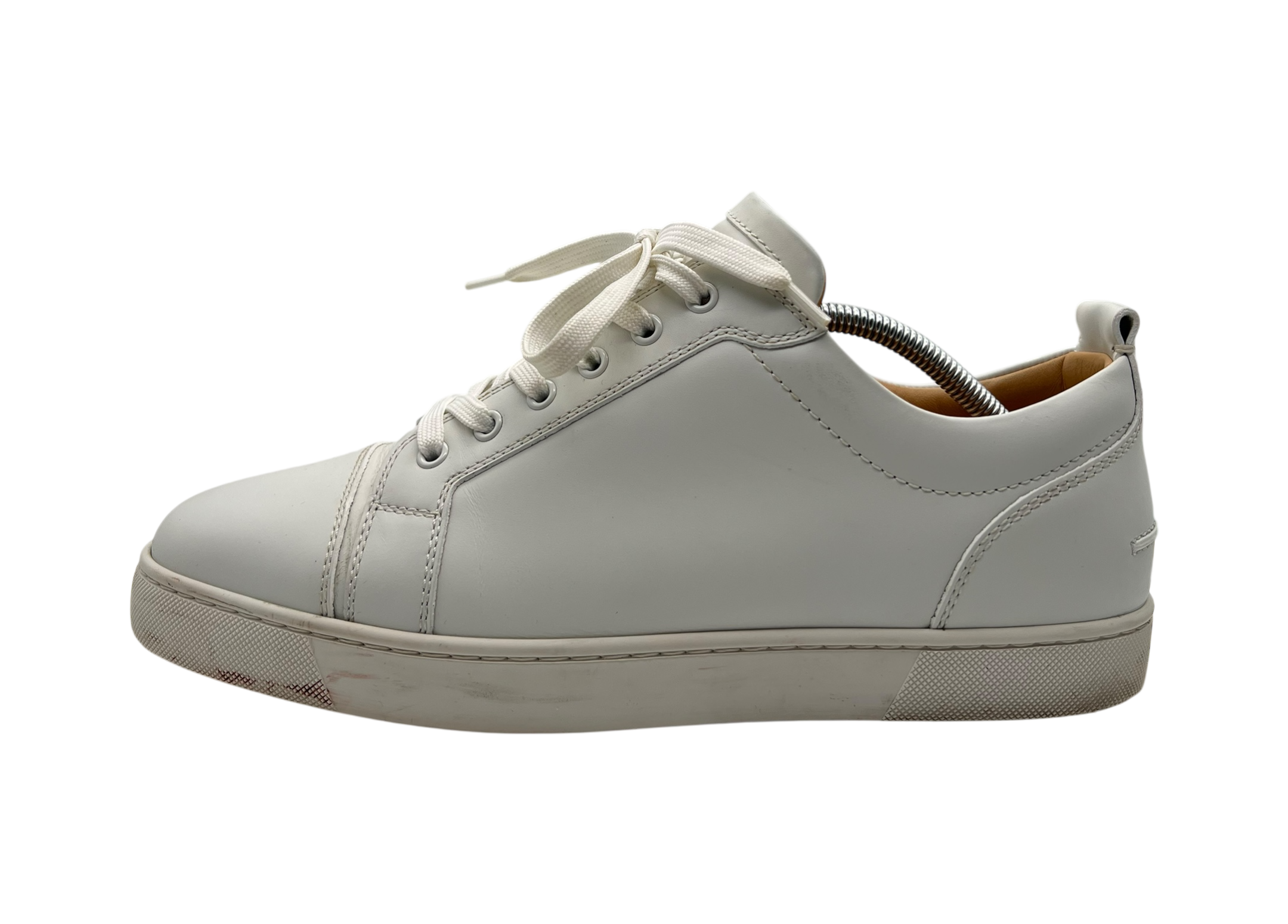 Louboutin Louis Junior Flat White COND 9/10 (OG ALL)