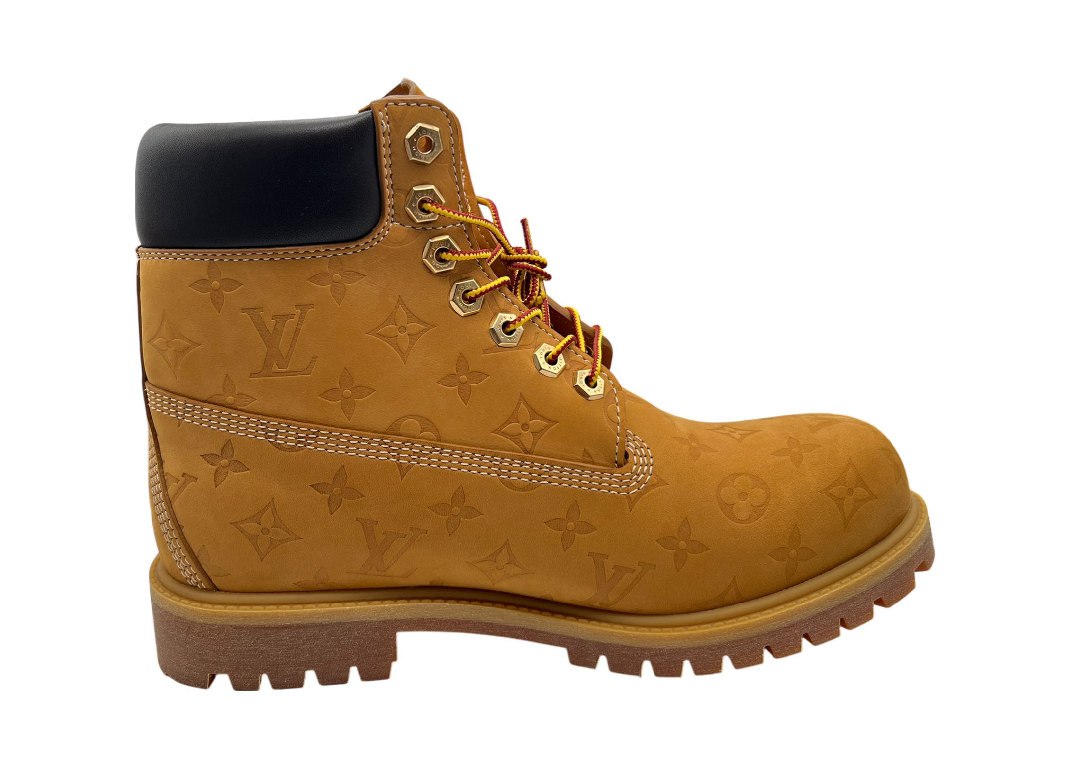 Timberland Louis Vuitton Ankle Boot Wheat Monogram COND NEW (OG ALL)