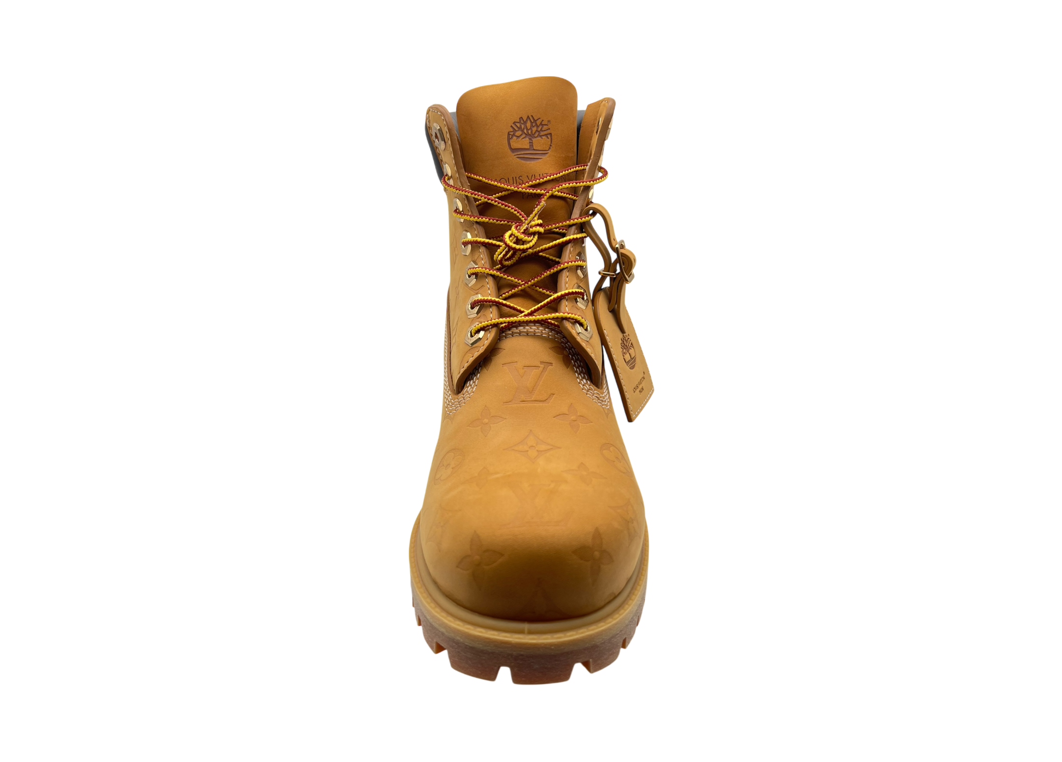 Timberland Louis Vuitton Ankle Boot Wheat Monogram COND NEW (OG ALL)