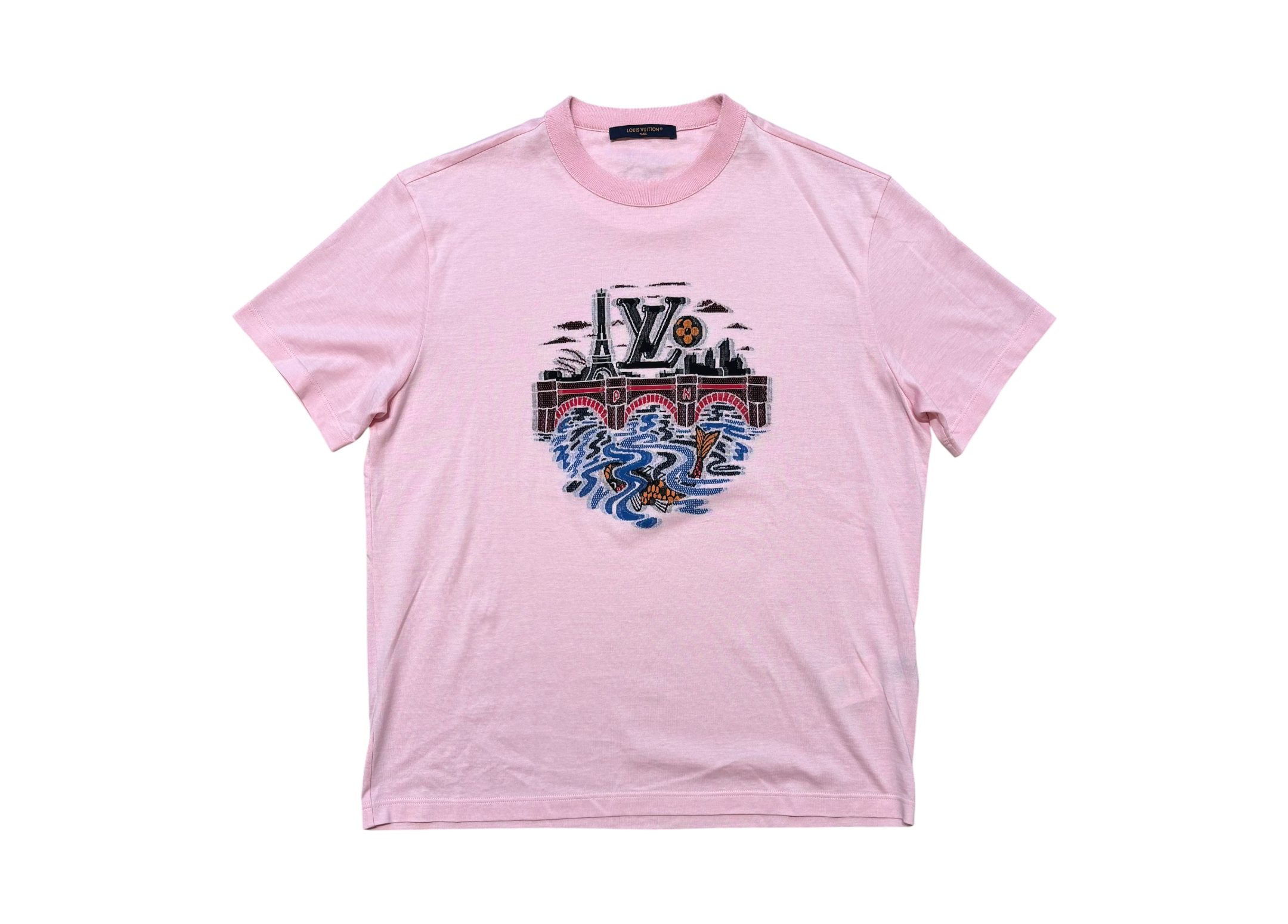 Louis Vuitton T-Shirt Pink Pharrel & Nigo COND 9/10