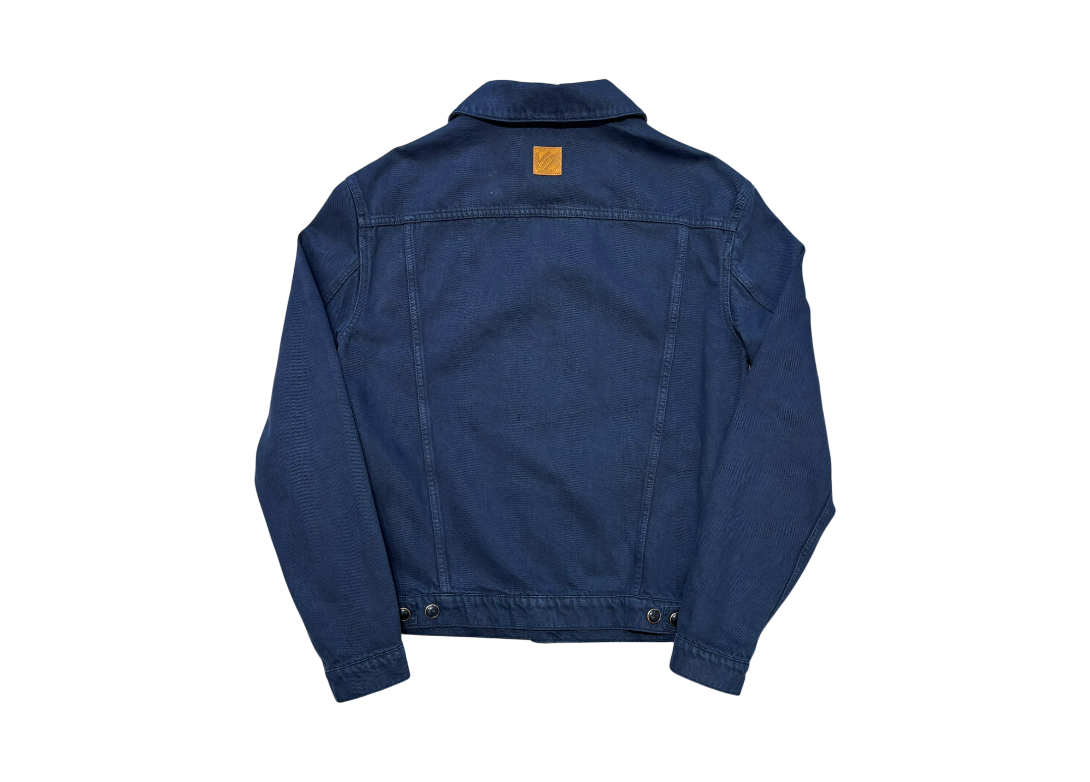 Louis Vuitton Trucker Denim Jacket Monogram Navy COND 9.5/10