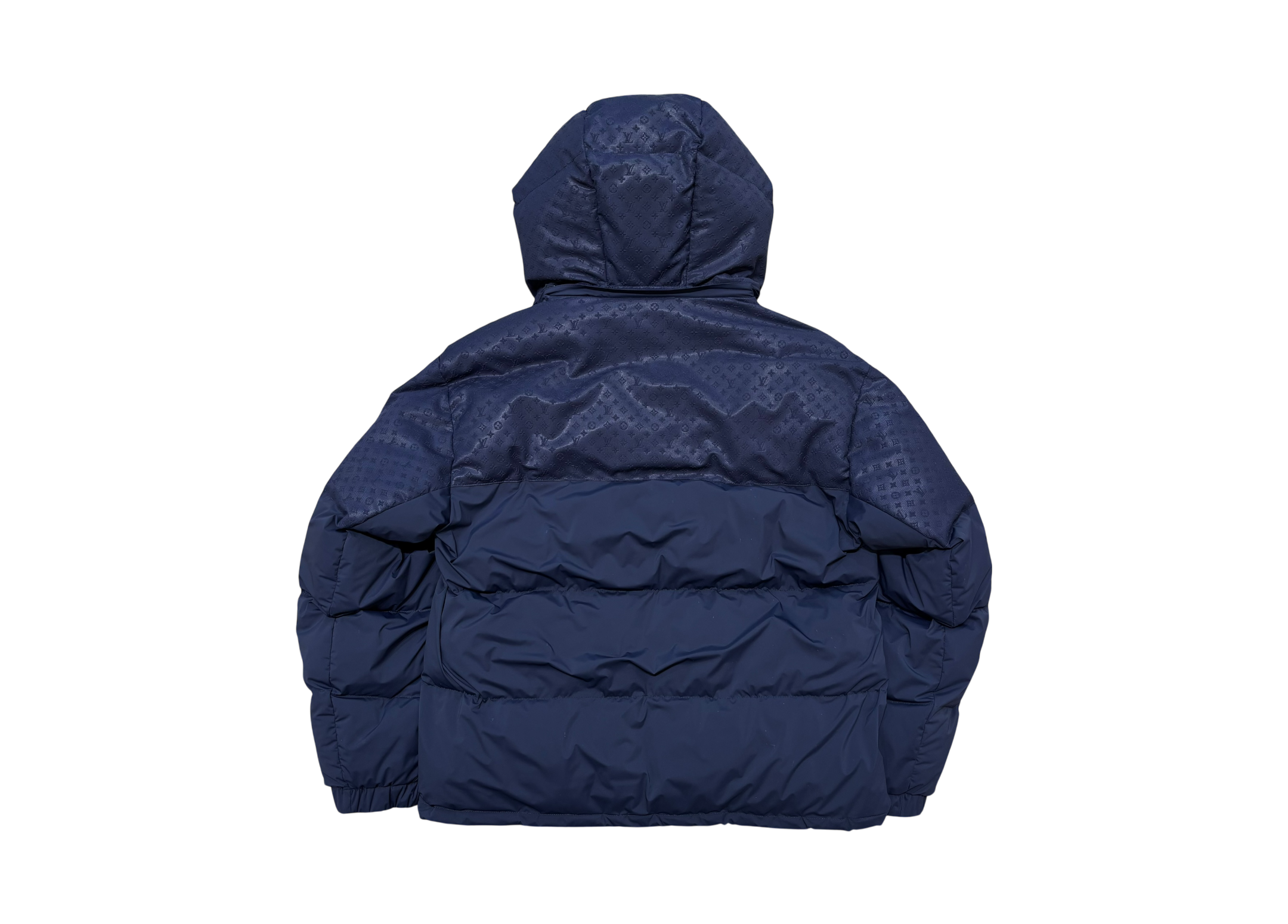 Louis Vuitton Puffer Jacket Monogram Navy COND 9.5/10