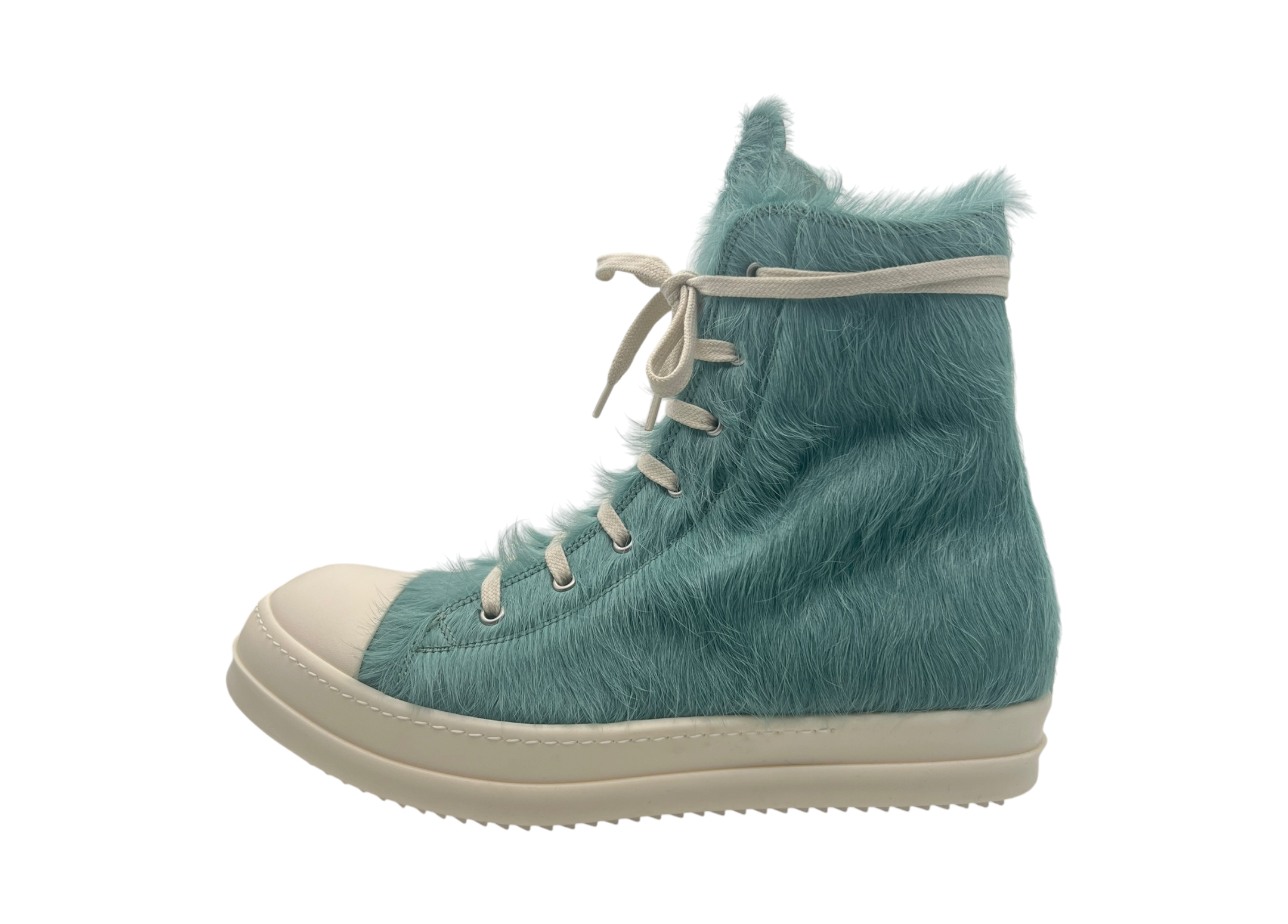 Rick Owens Ramones High Pony Azure COND NEW