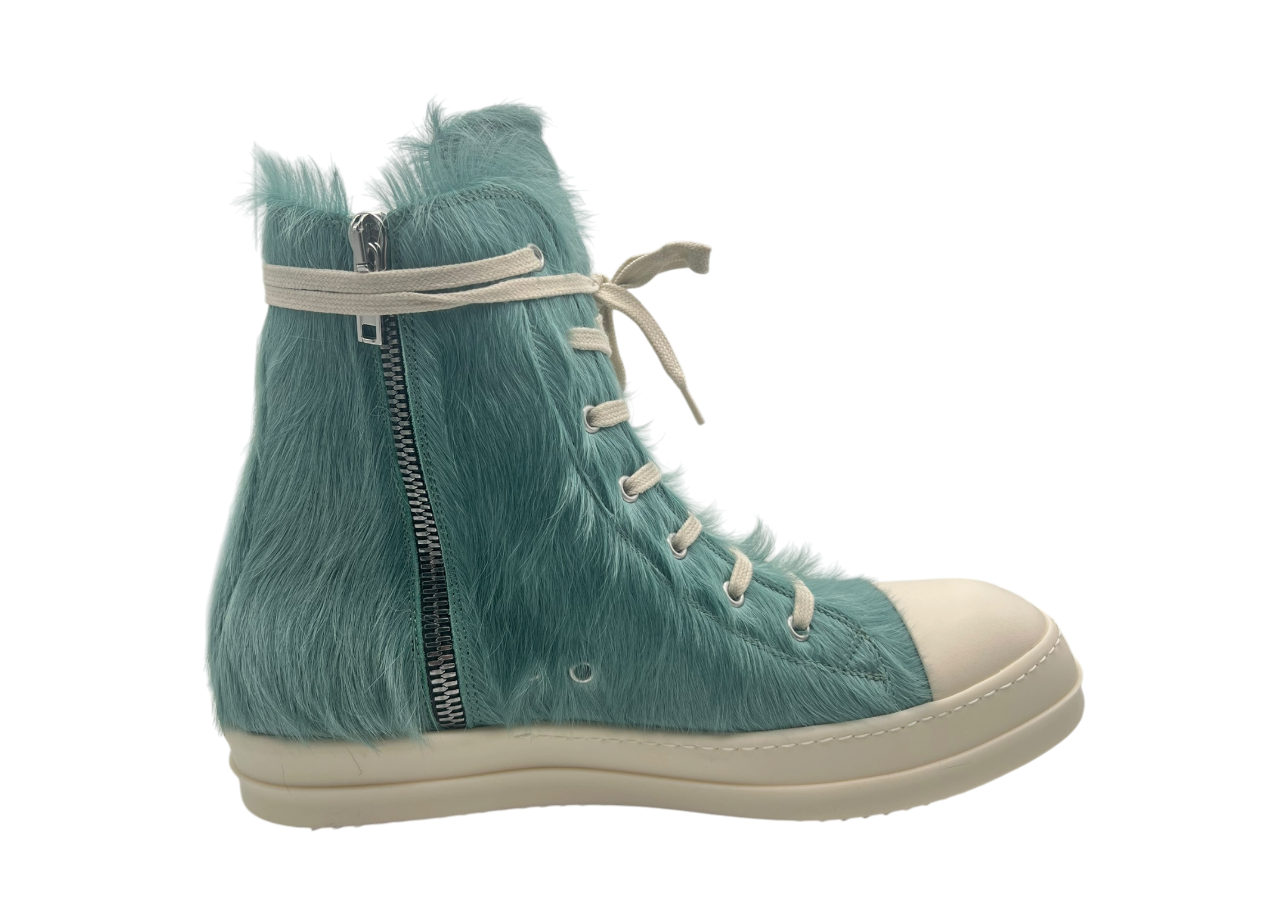 Rick Owens Ramones High Pony Azure COND NEW