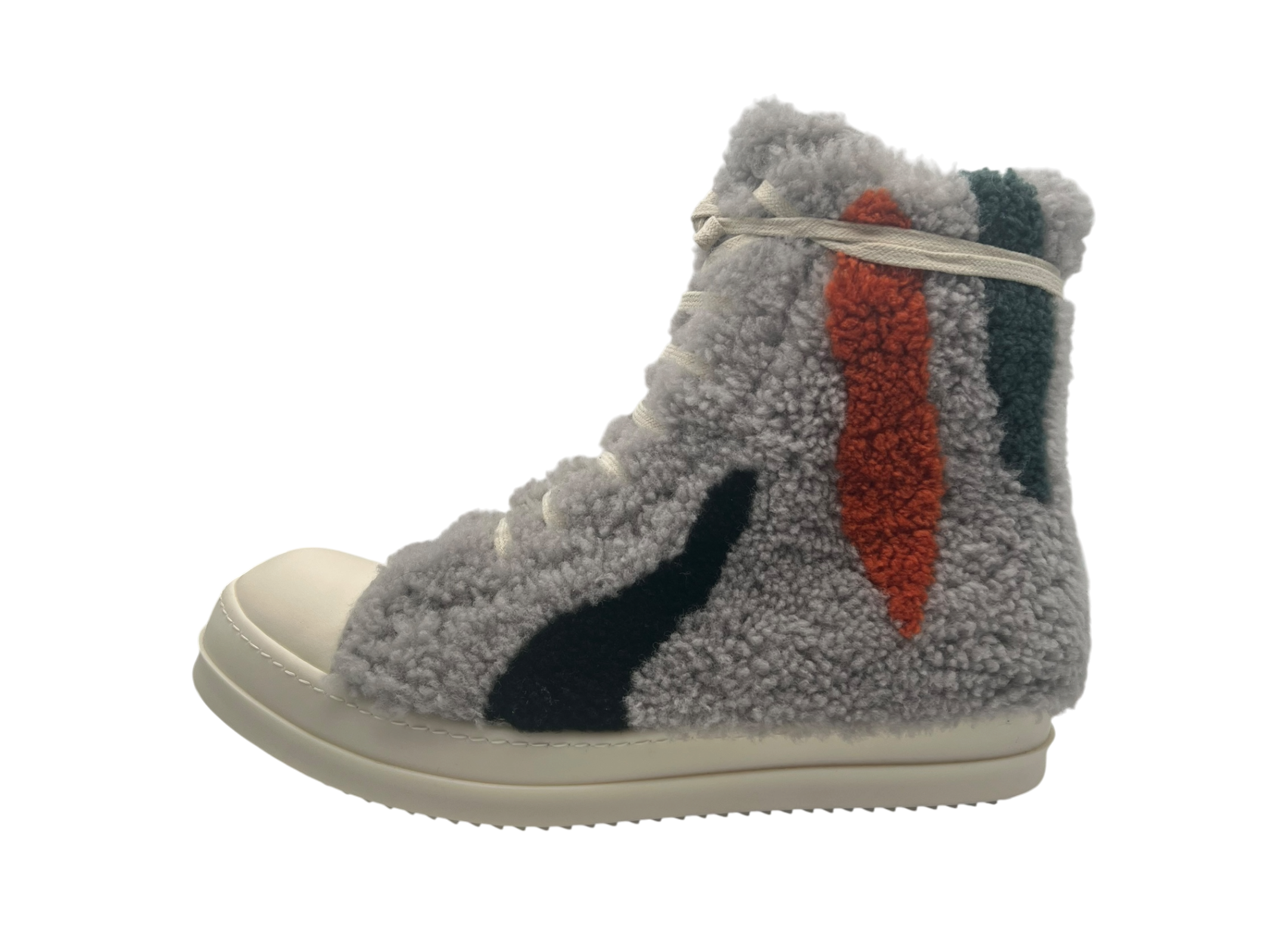 Rick Owens Ramones High Shearling COND NEW