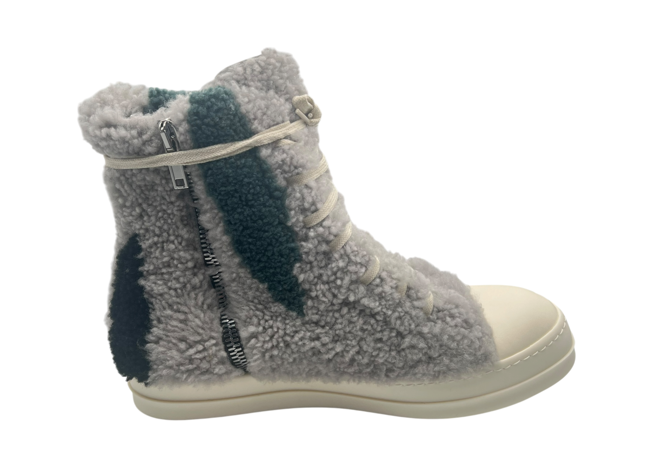 Rick Owens Ramones High Shearling COND NEW