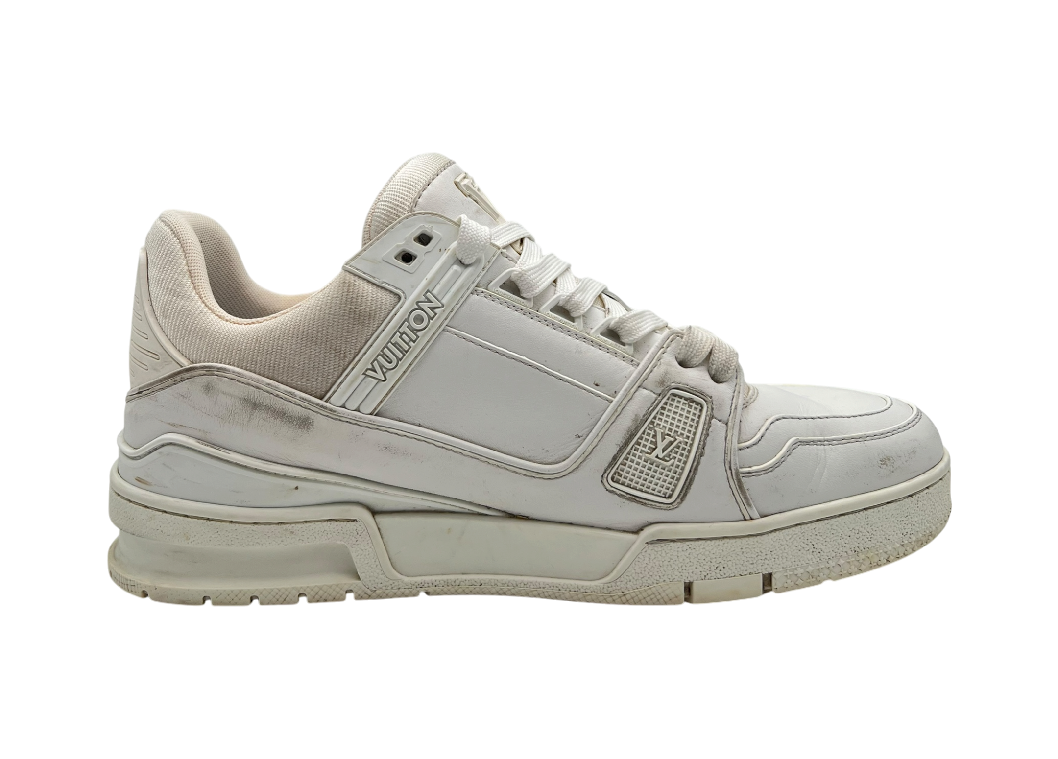 Louis Vuitton Trainer White COND 7.5/10 (NO BOX)