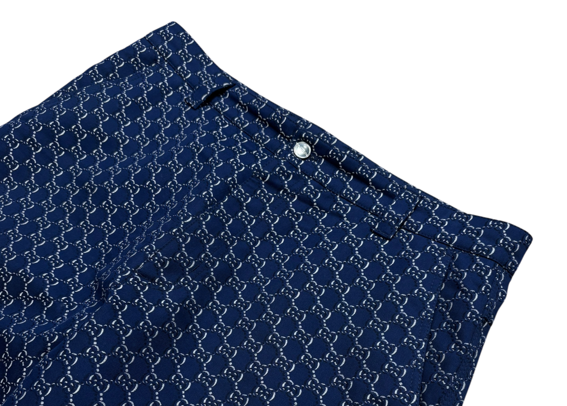Gucci Pants GG Shadow Jacquard Navy COND 9.5/10