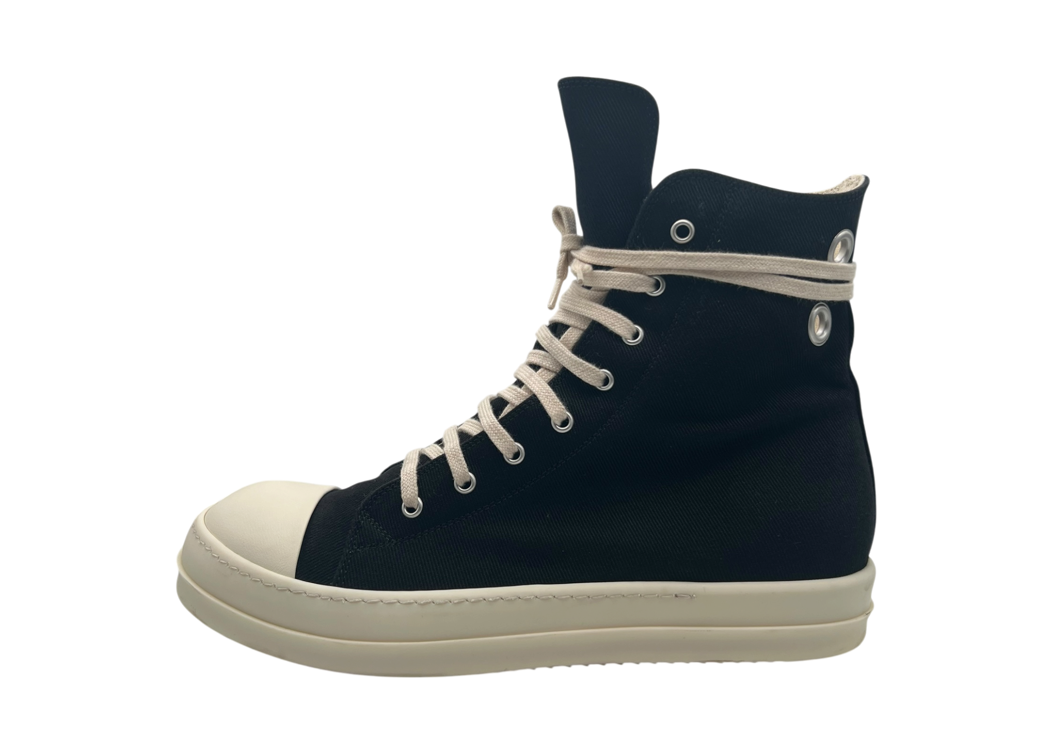 Rick Owens Ramones High Canvas COND 9/10 (NO BOX)