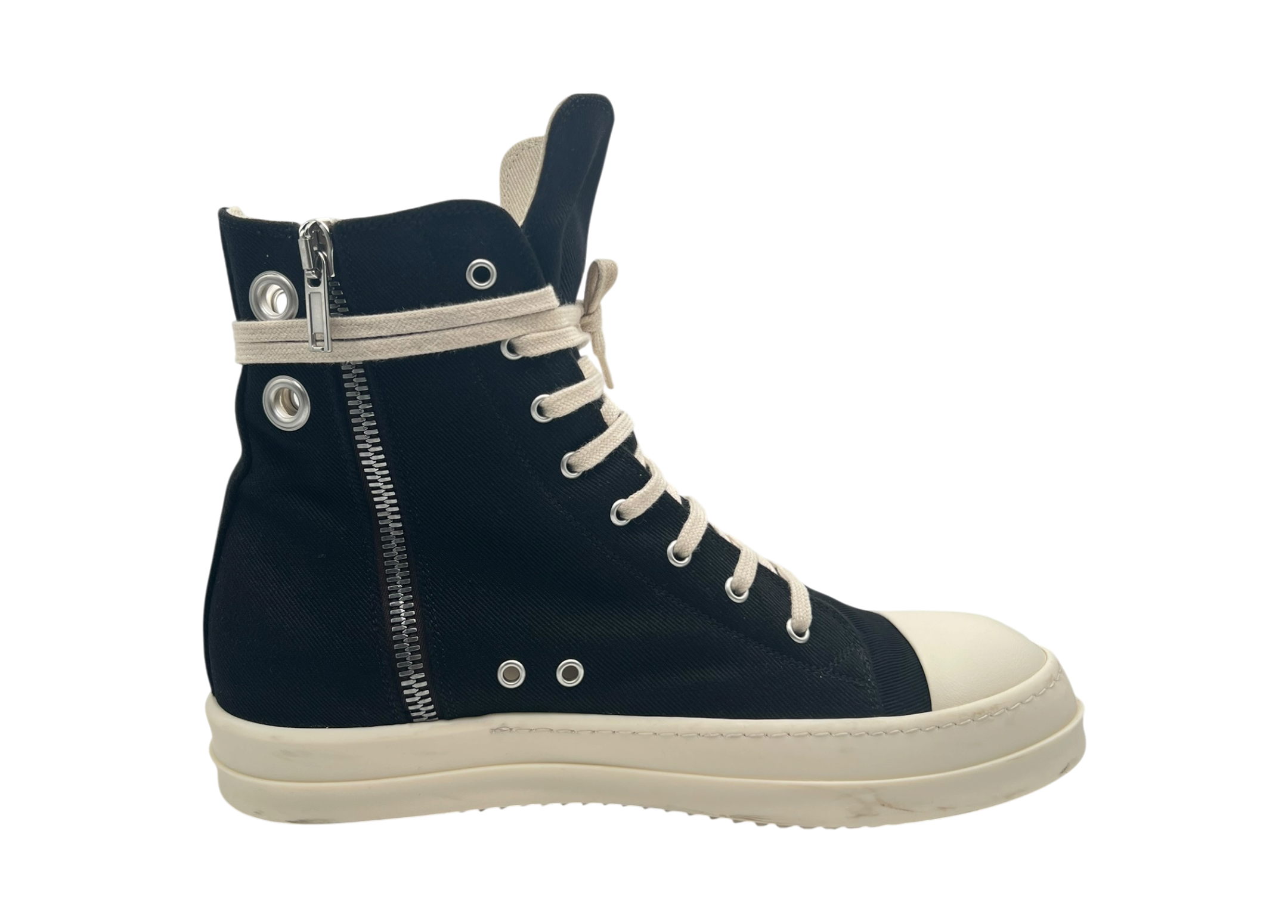 Rick Owens Ramones High Canvas COND 9/10 (NO BOX)