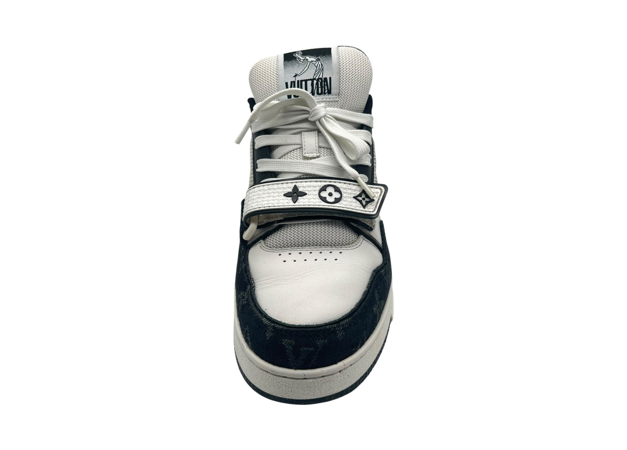 Louis Vuitton Trainer Black Denim Strap COND 9/10 (NO BOX)