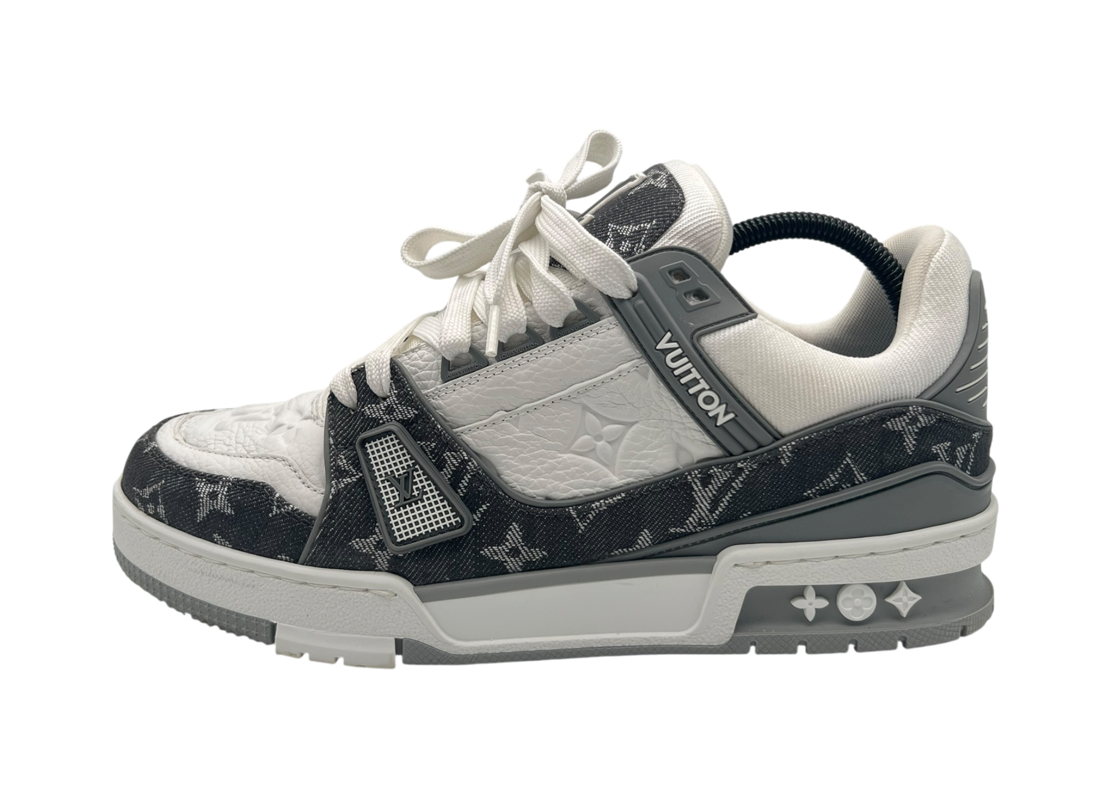Louis Vuitton Trainer Denim Grey COND 9/10 (NO BOX)